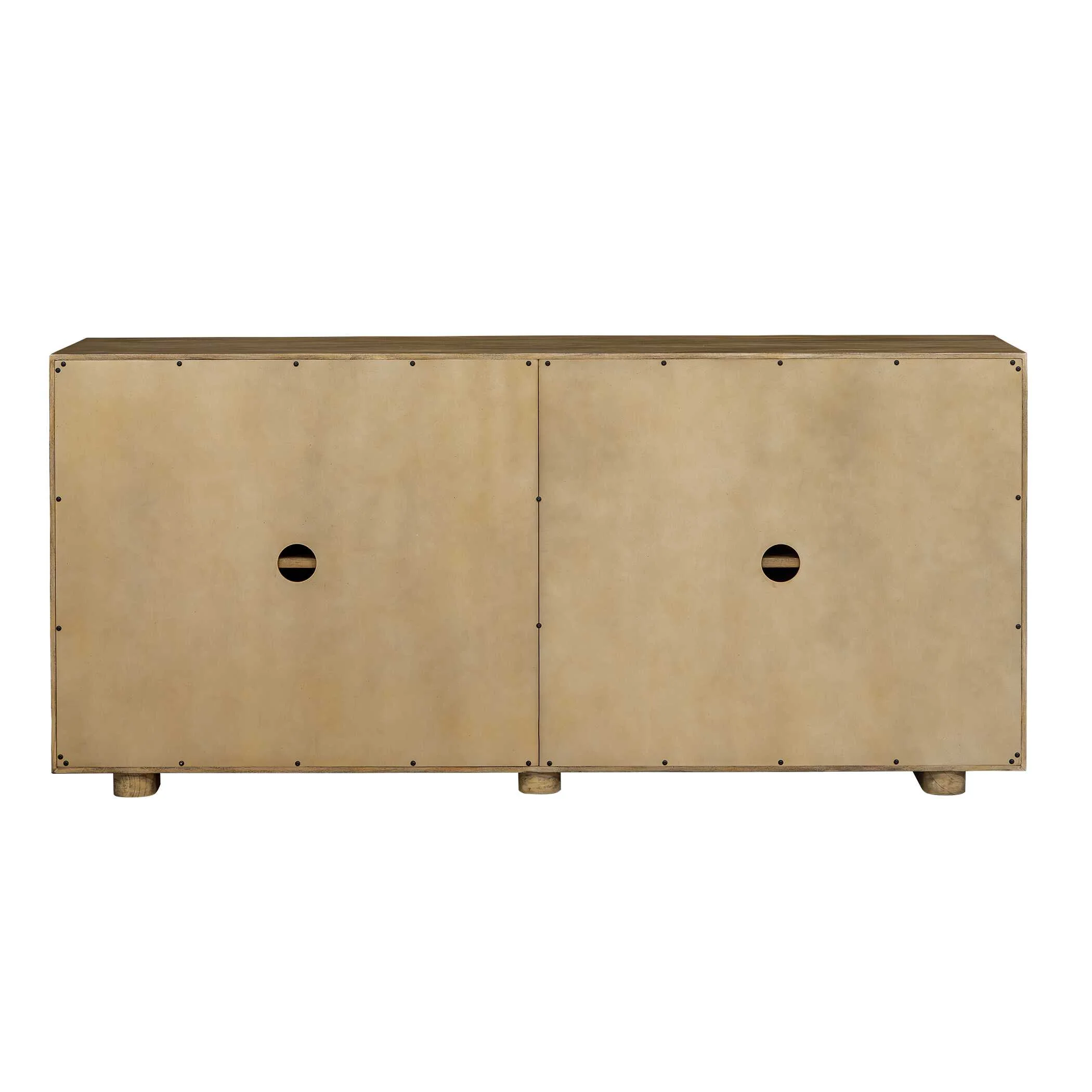 Uttermost Stevenson Natural Wood 4 Door Cabinet - Image 5