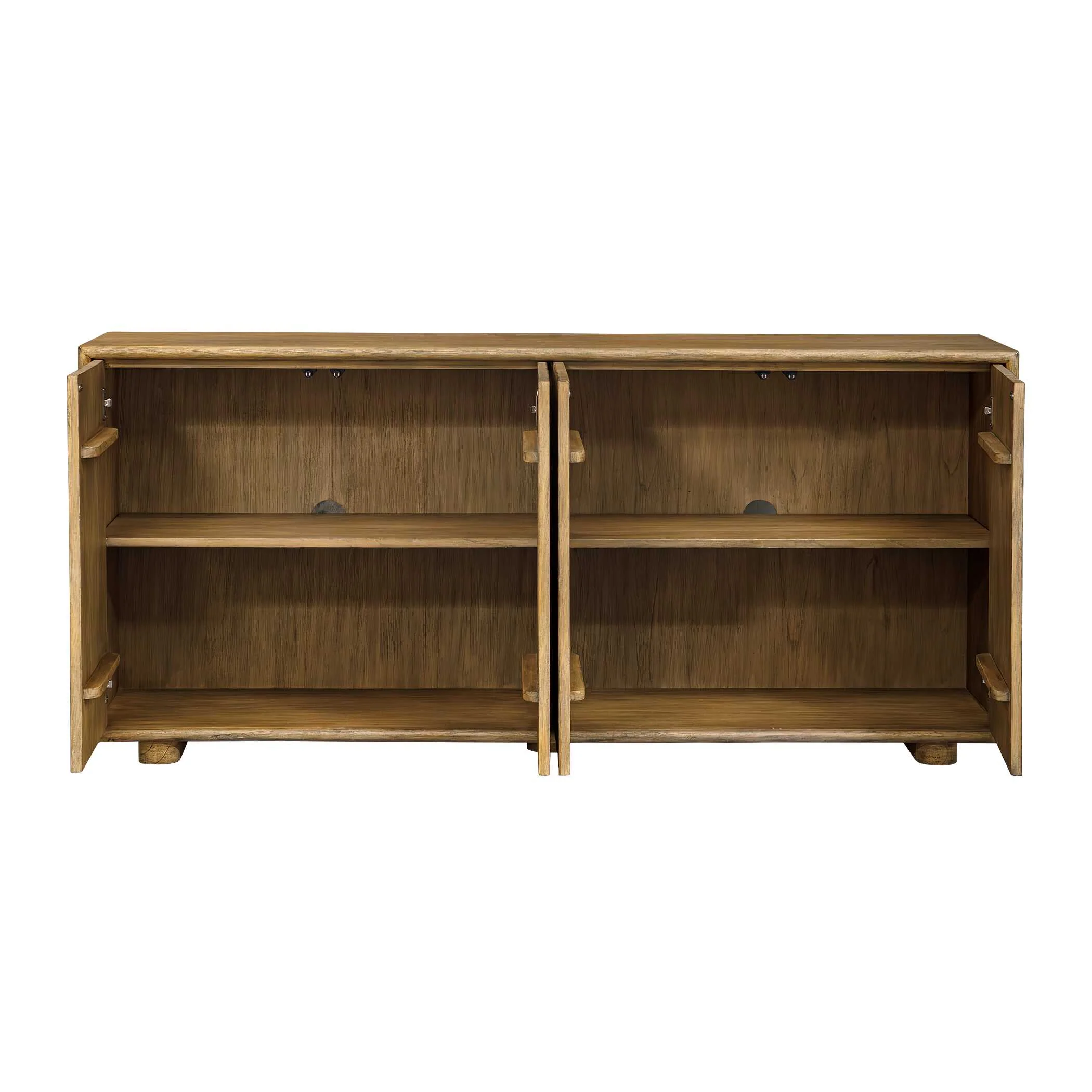 Uttermost Stevenson Natural Wood 4 Door Cabinet - Image 6