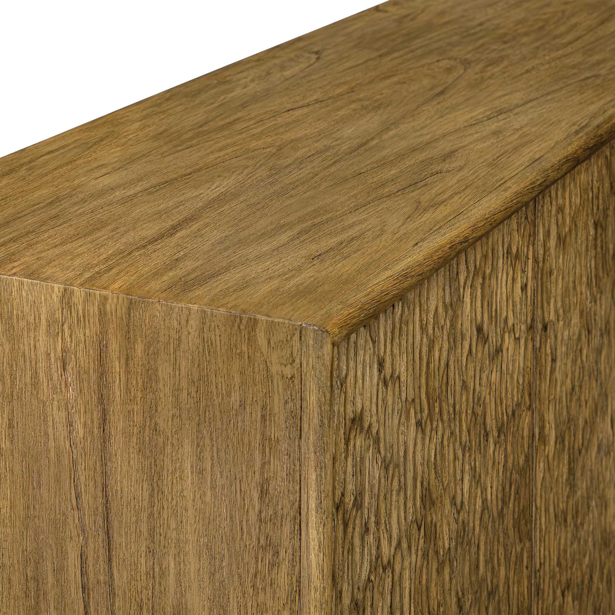Uttermost Stevenson Natural Wood 4 Door Cabinet - Image 7