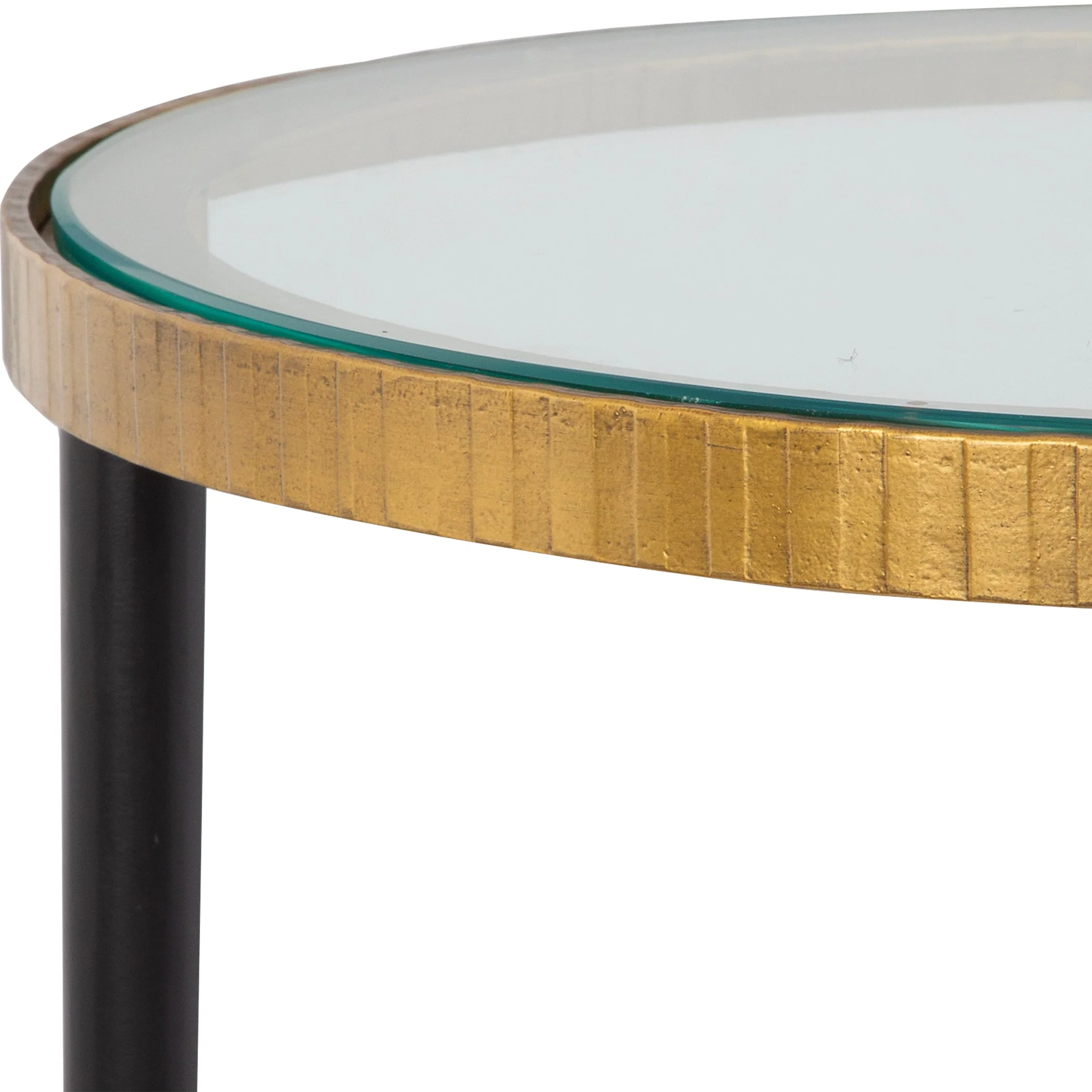 Uttermost Stiletto Antique Gold Side Table - Image 4