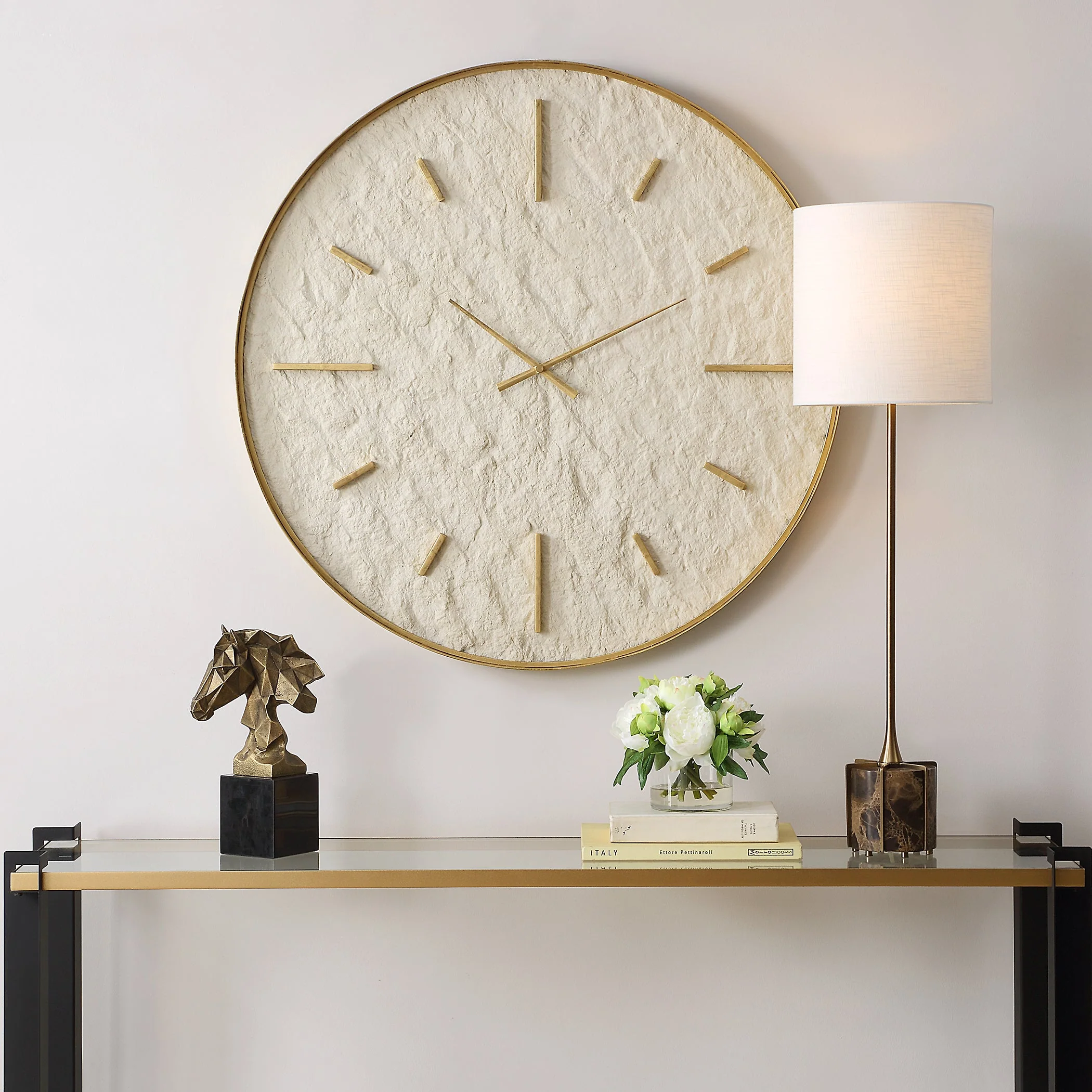 Uttermost Stone Serenity Wall Clock - Image 2