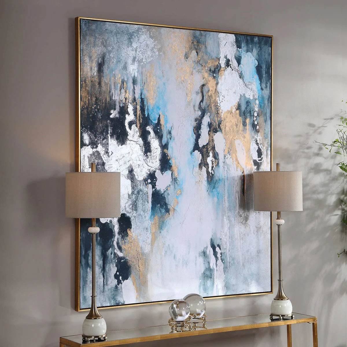 Uttermost Stormy Seas Hand Painted Canvas - Image 3