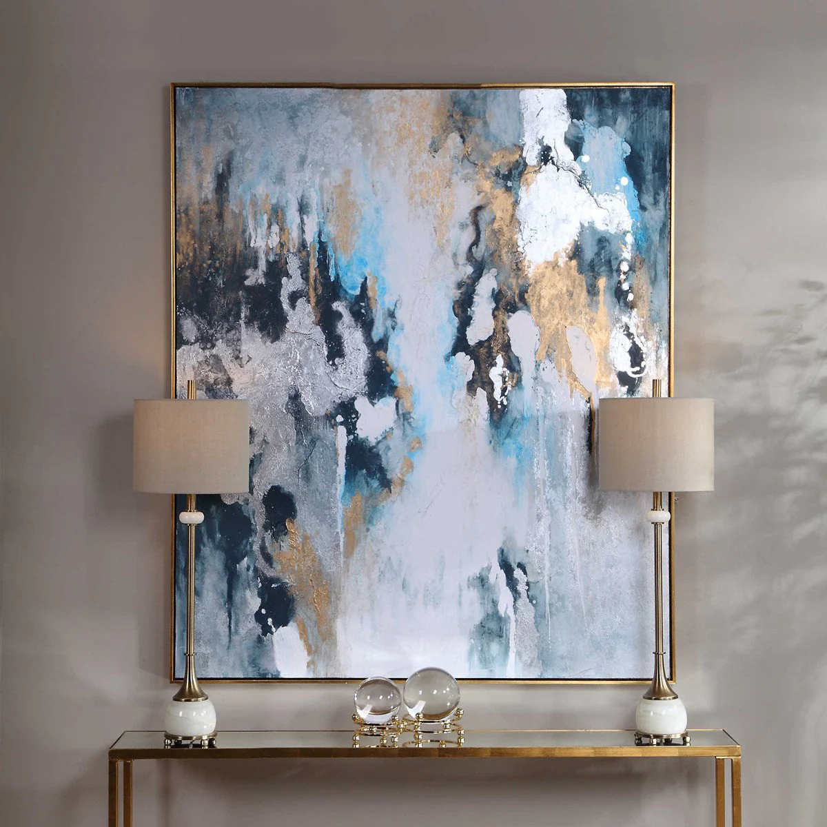 Uttermost Stormy Seas Hand Painted Canvas - Image 5