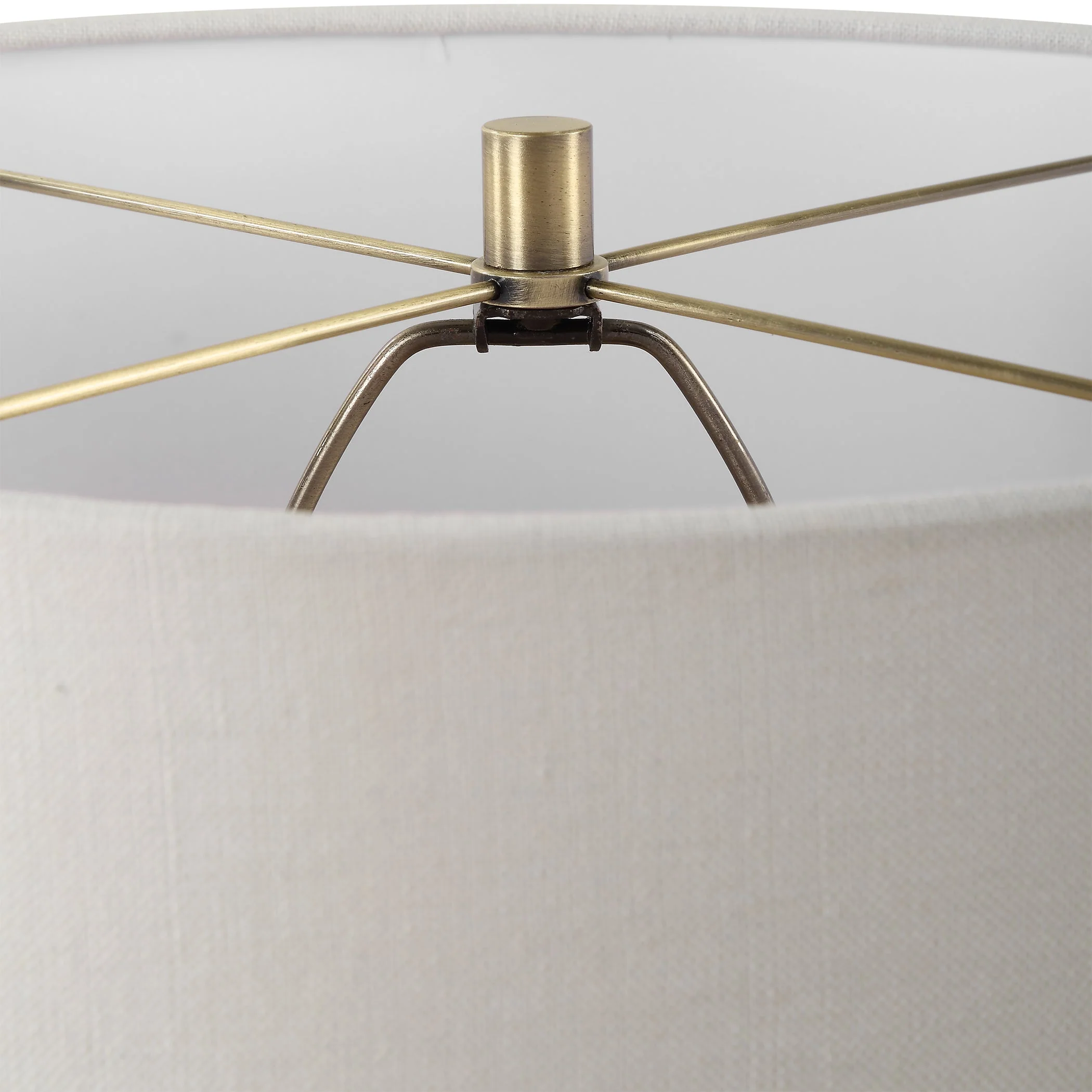 Uttermost Strata Tan Glaze Table Lamp - Image 5