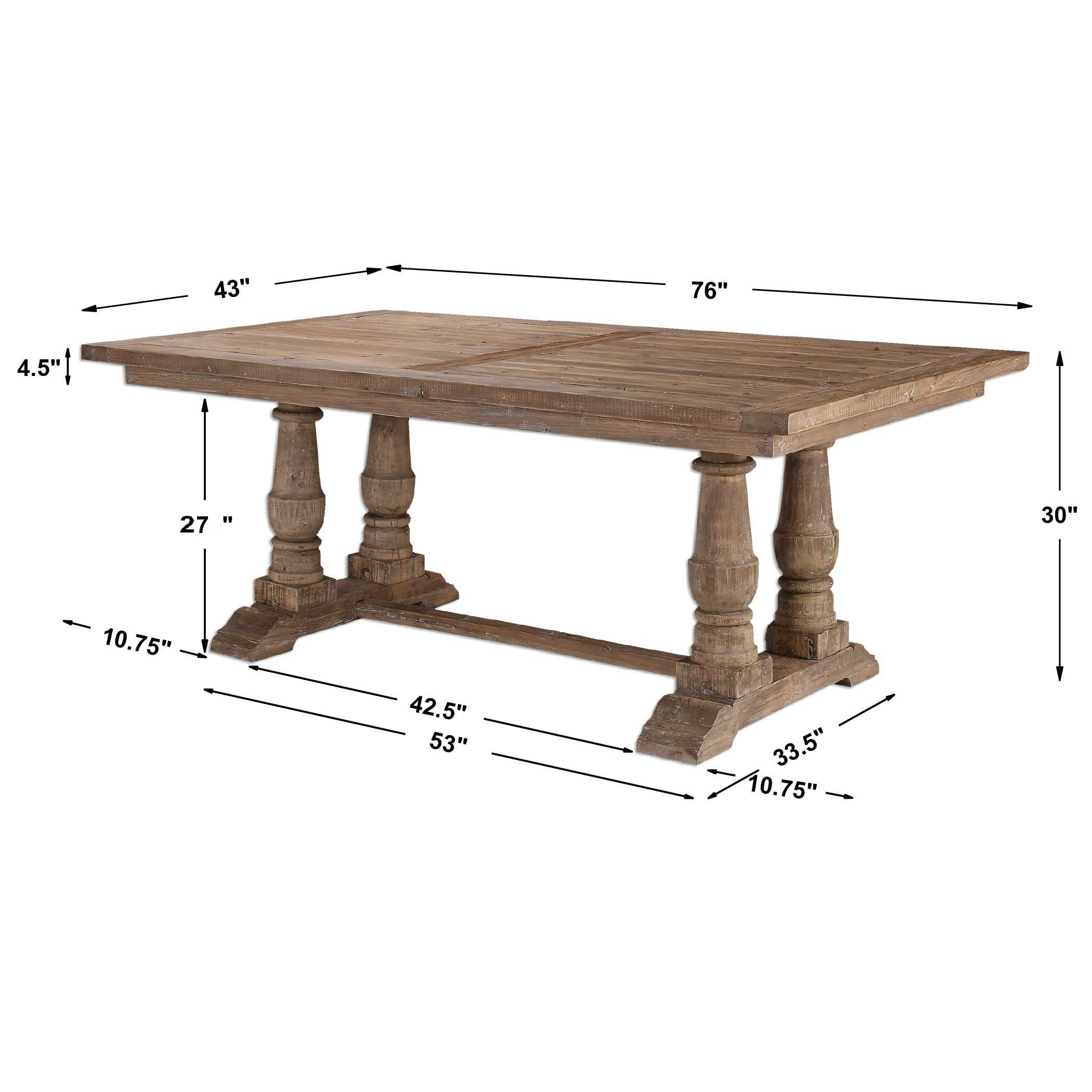 Uttermost Stratford Dining Table - Image 10