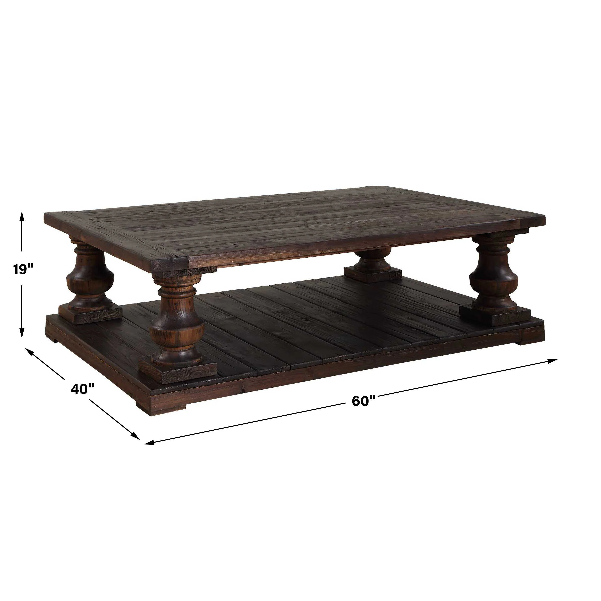 Uttermost Stratford Walnut Coffee Table - Image 3