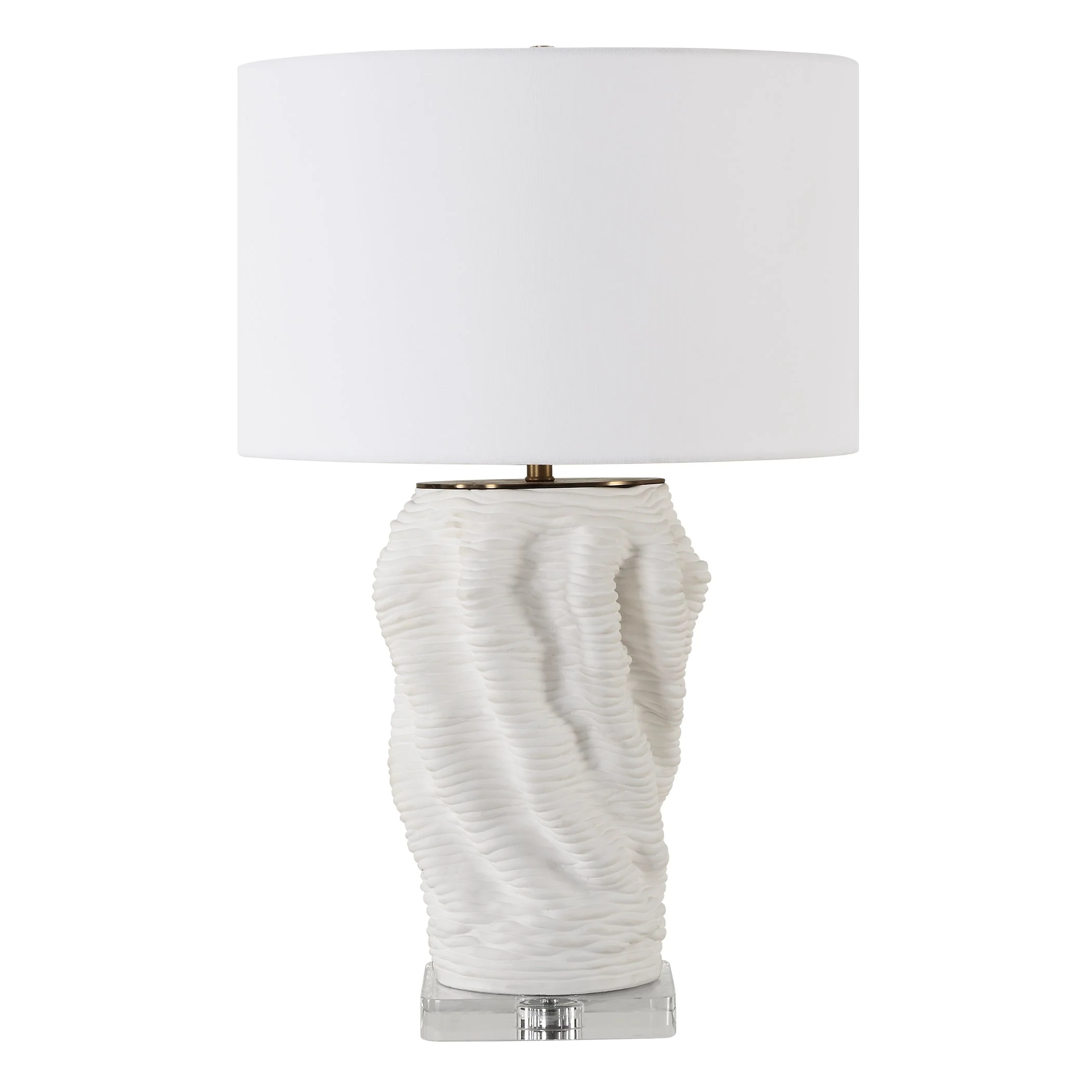Uttermost Stratified White Table Lamp - Image 5