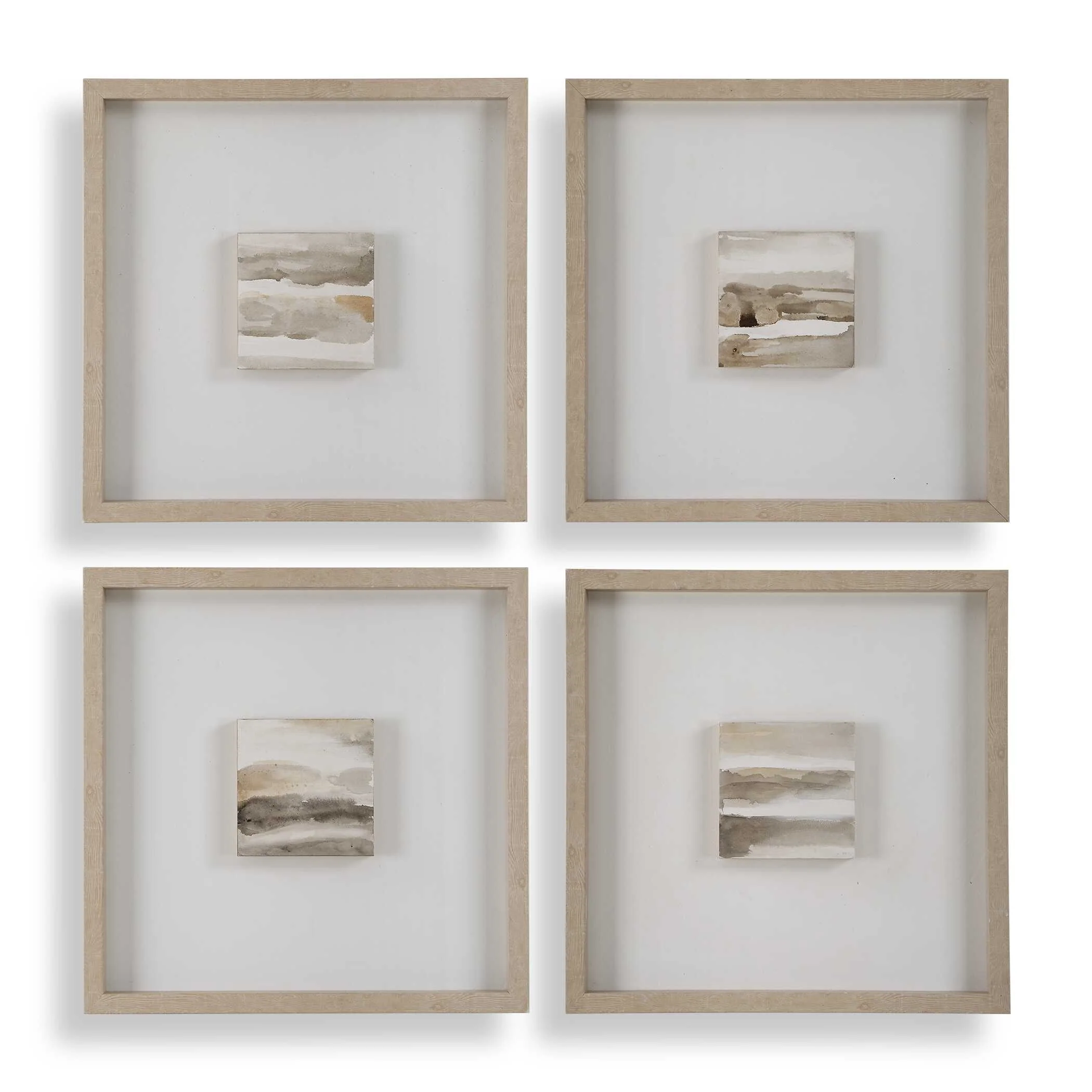 Uttermost Studying Sepia Hand Painted Canvases Set/4