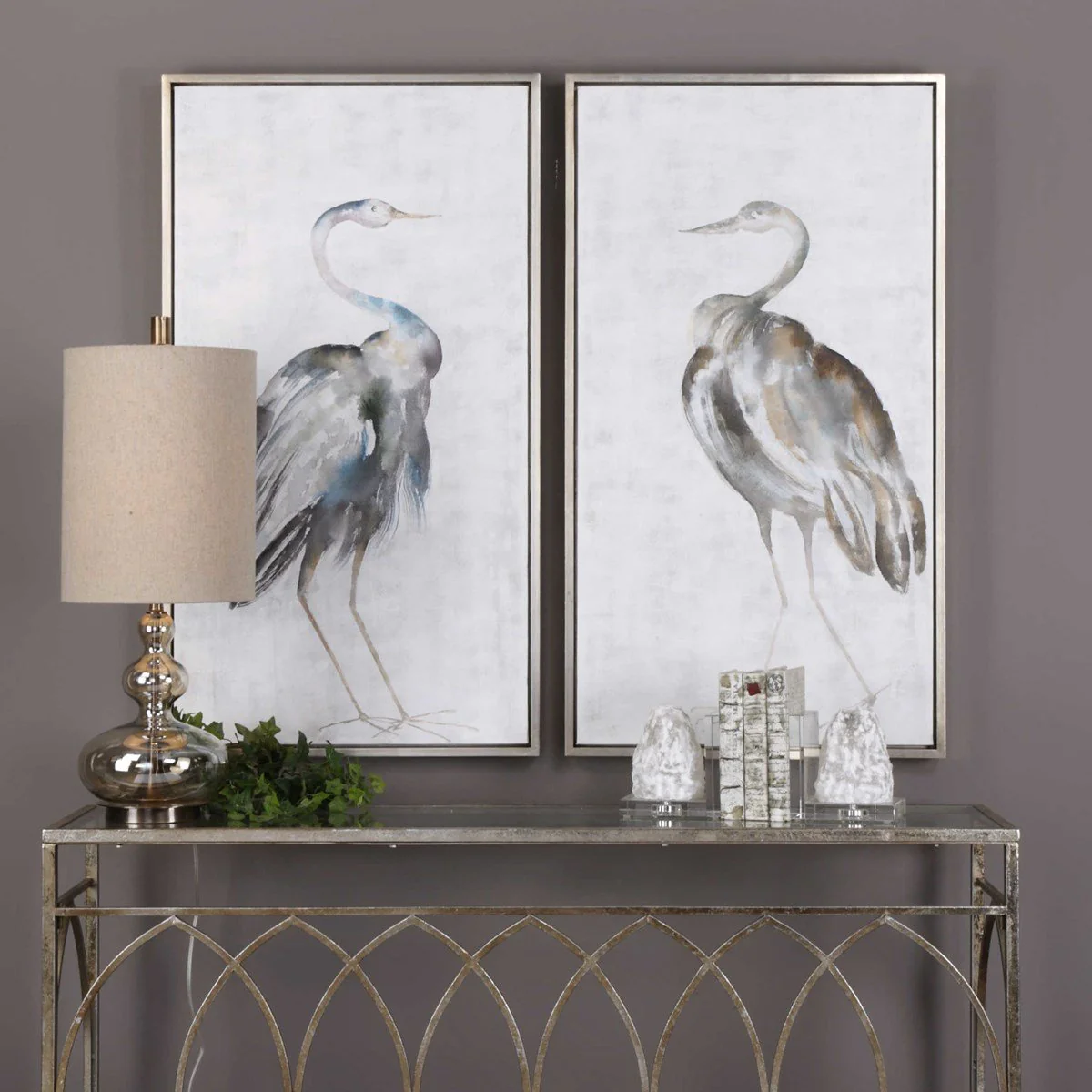 Uttermost Summer Birds Hand Painted Canvases, S/2