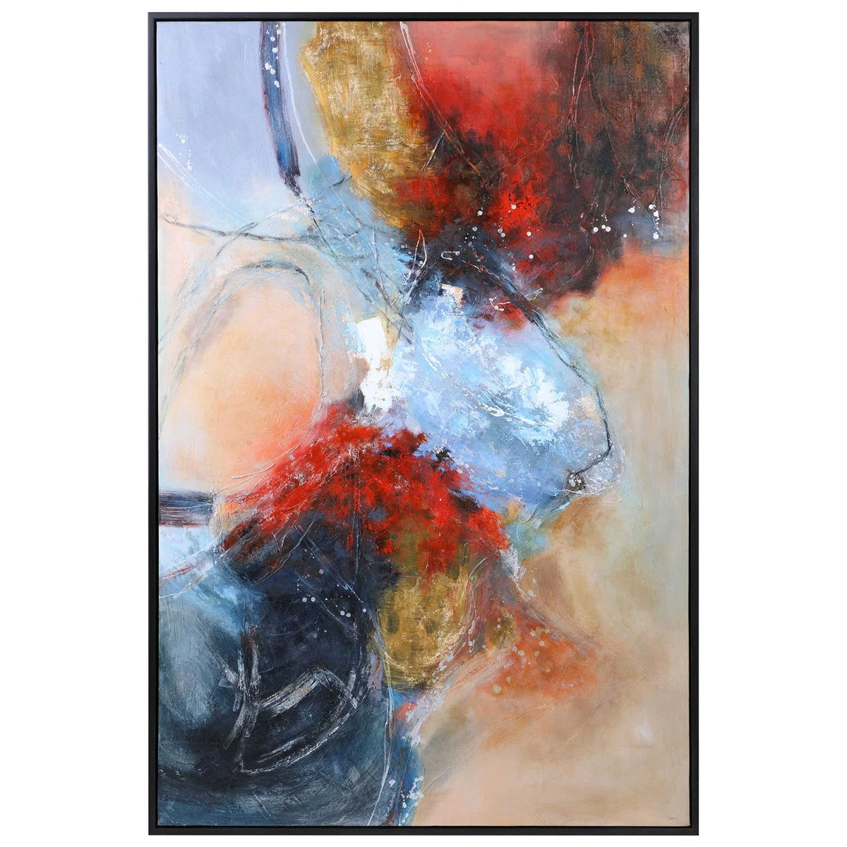 Uttermost Summer Sunset Hand Painted Canvas - Image 2