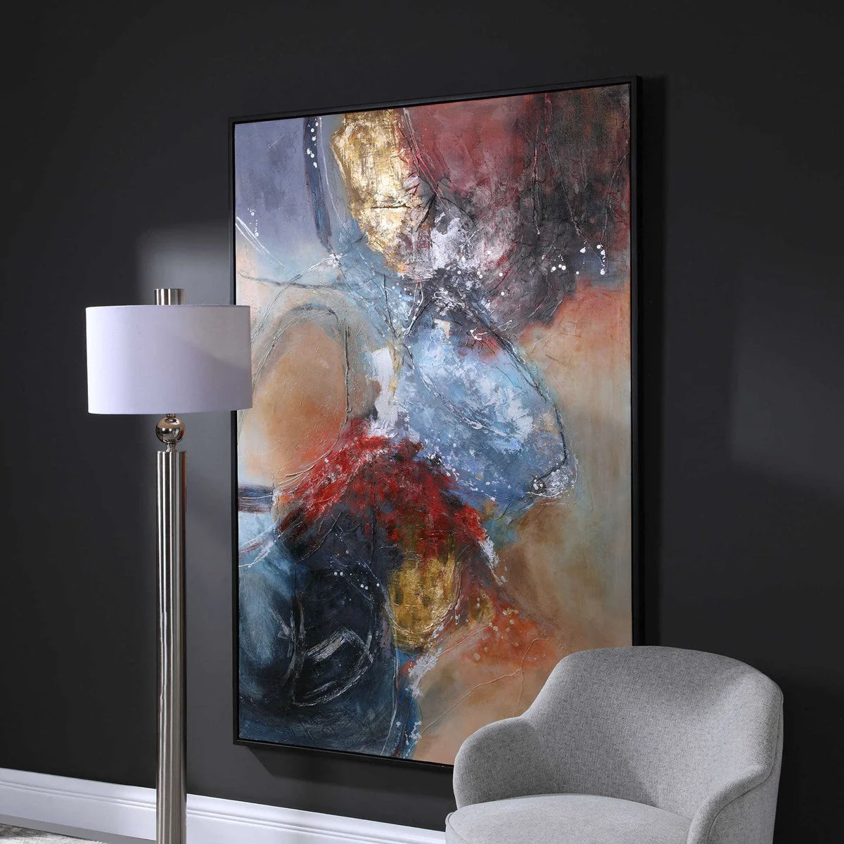Uttermost Summer Sunset Hand Painted Canvas - Image 3