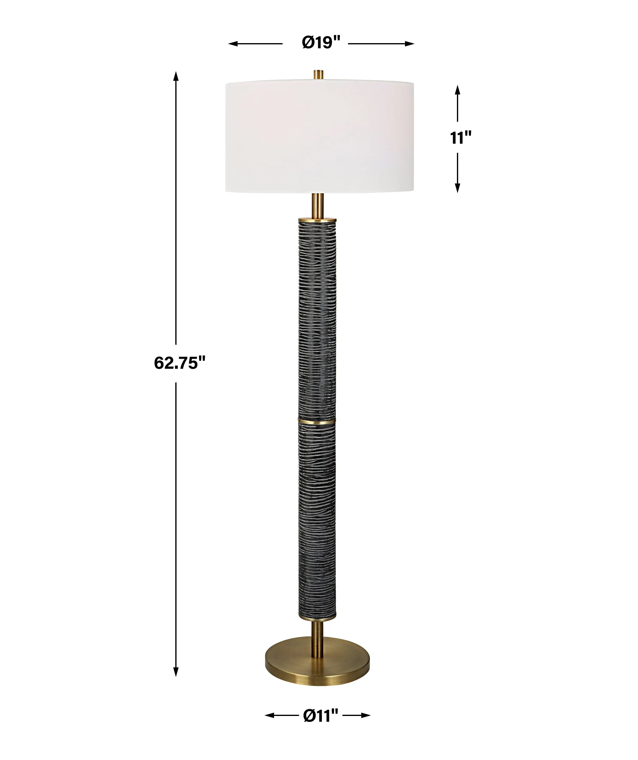 Uttermost Summit Rustic Floor Lamp - Image 3