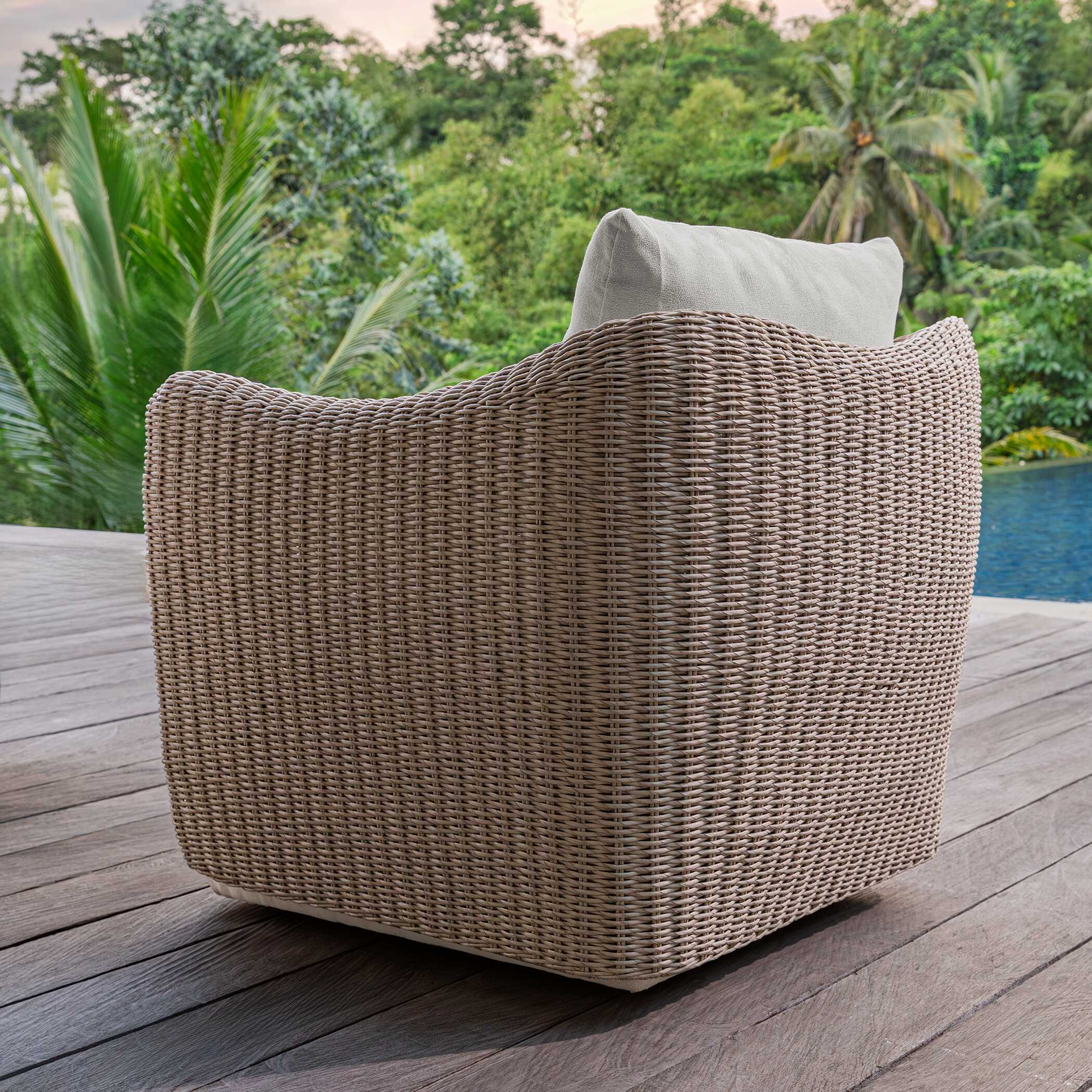 Uttermost Sunset Outdoor Swivel Lounge Chair - Image 11