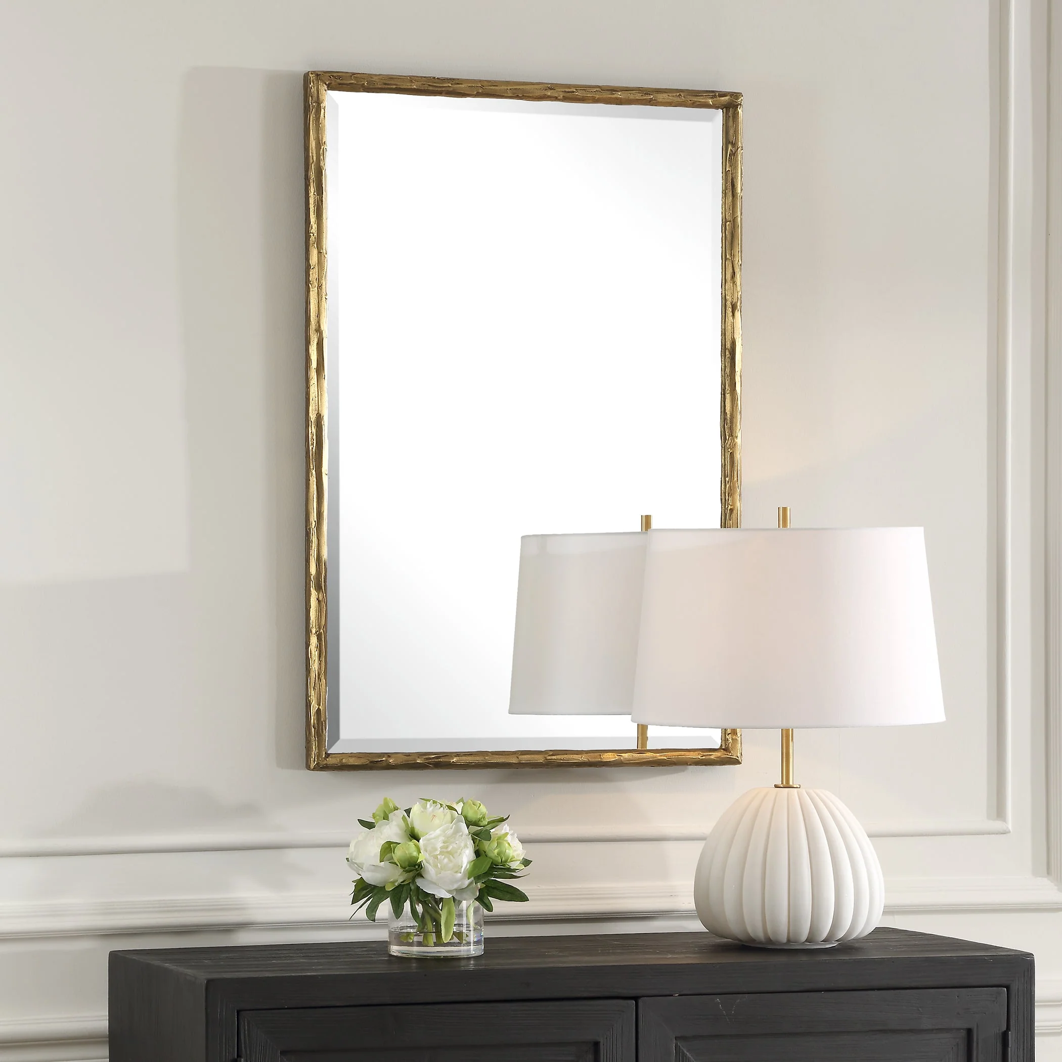 Uttermost Sutton Gold Vanity Mirror - Image 5