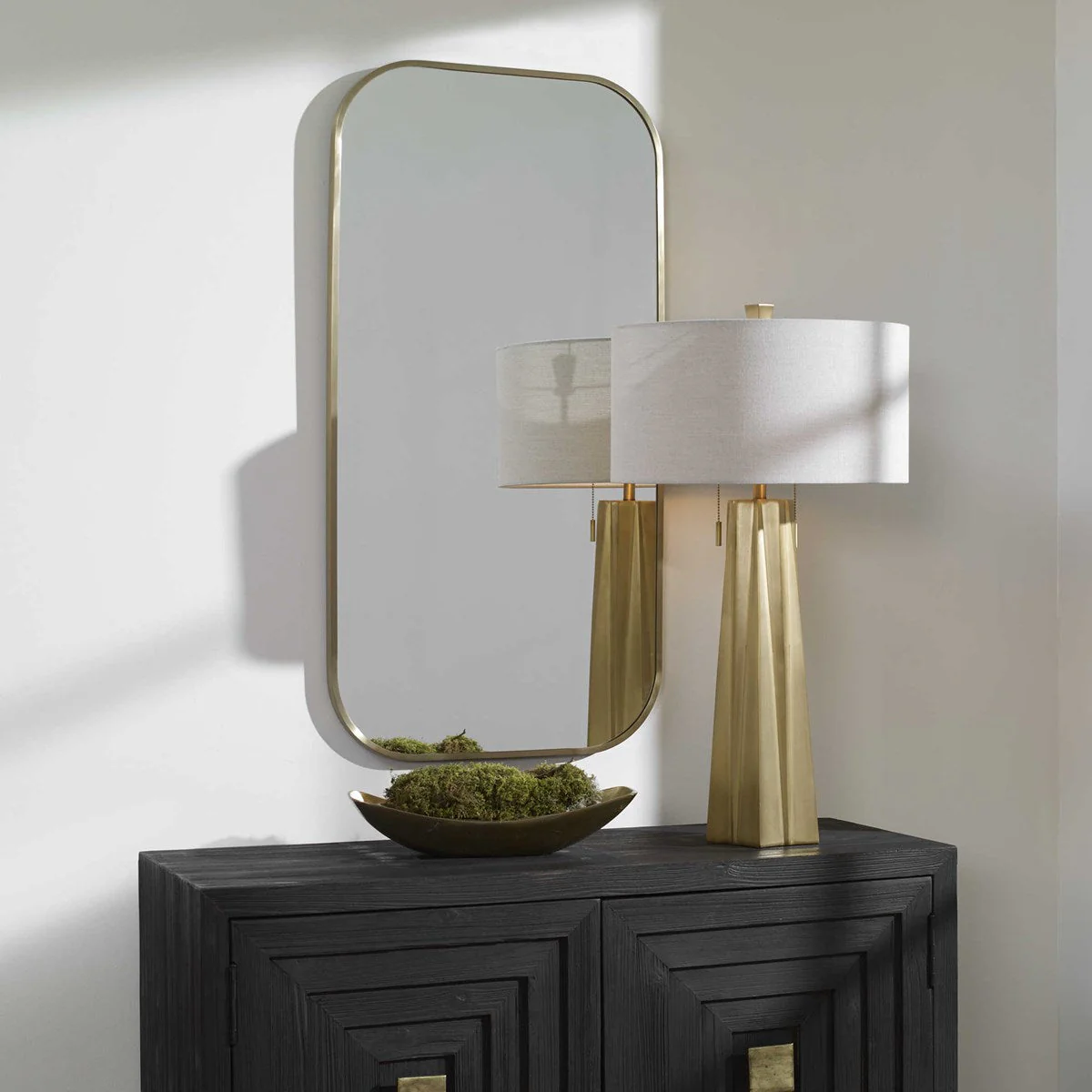 Uttermost Taft Brass Mirror