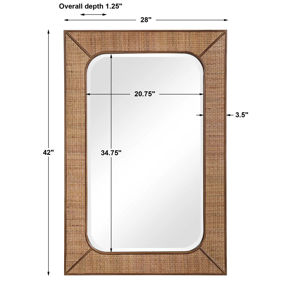Uttermost Tahiti Mirror - Image 6