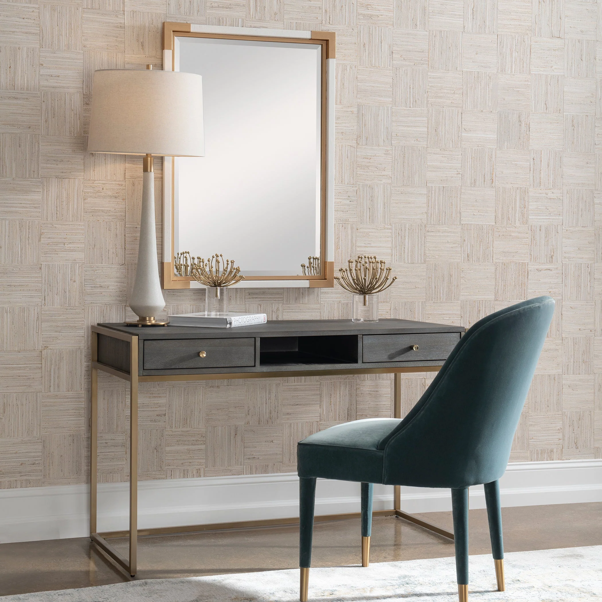 Uttermost Taja Modern Writing Desk - Image 3