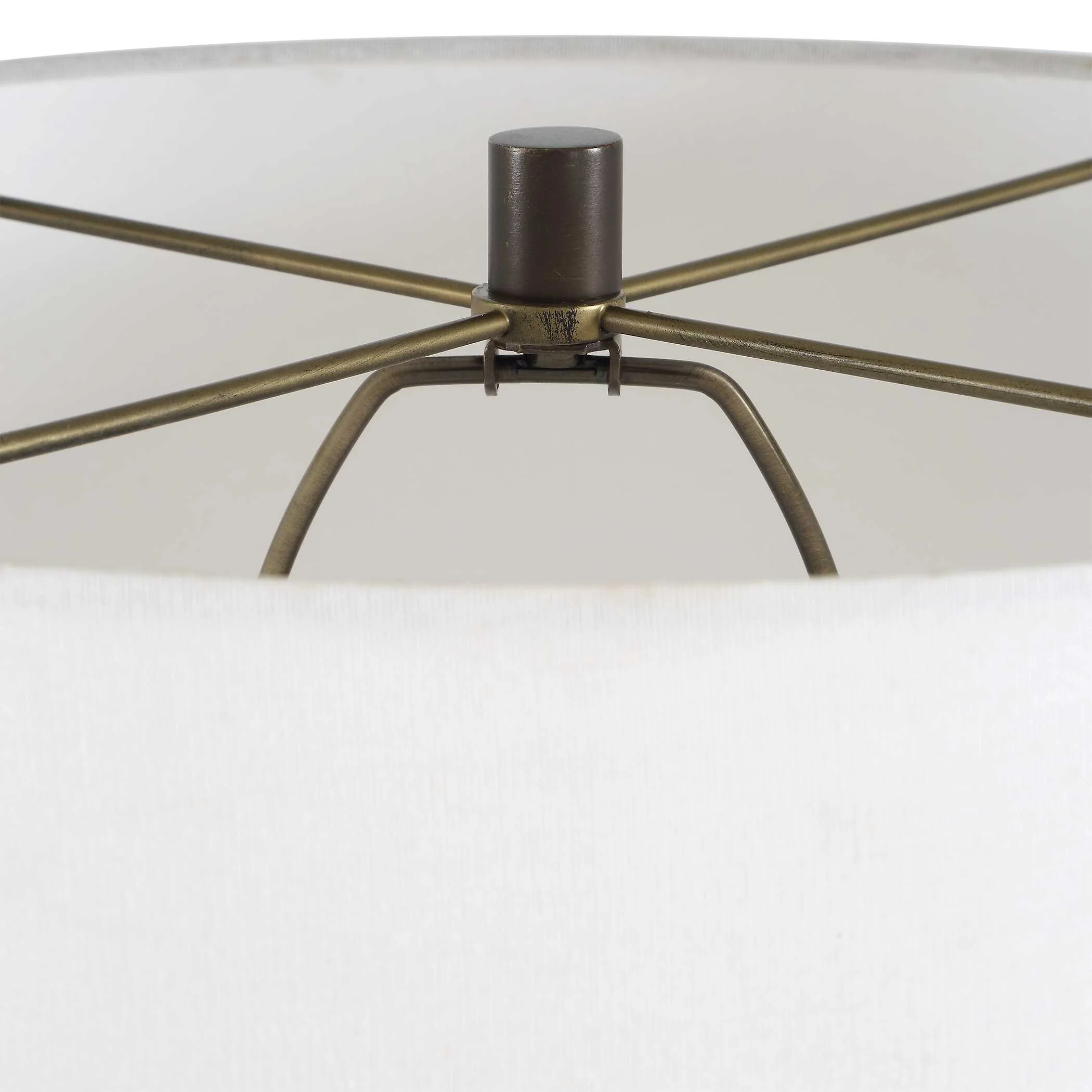 Uttermost Tallarico Brass & Marble Floor Lamp - Image 7