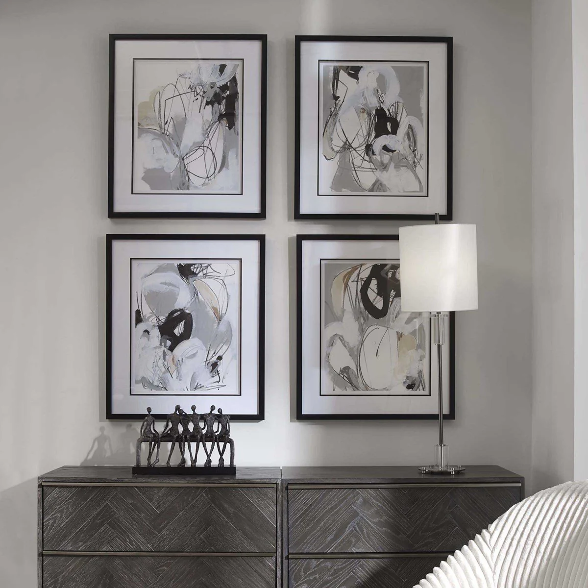 Uttermost Tangled Threads Framed Prints, S/4
