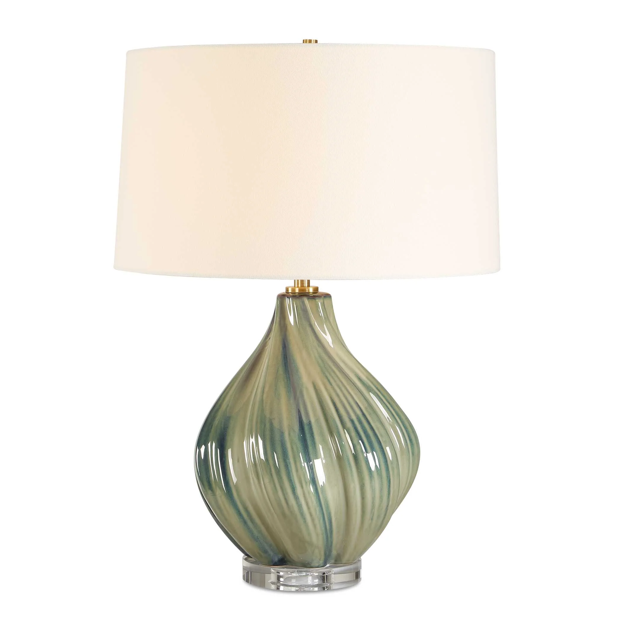 Uttermost Tausha Green Table Lamp