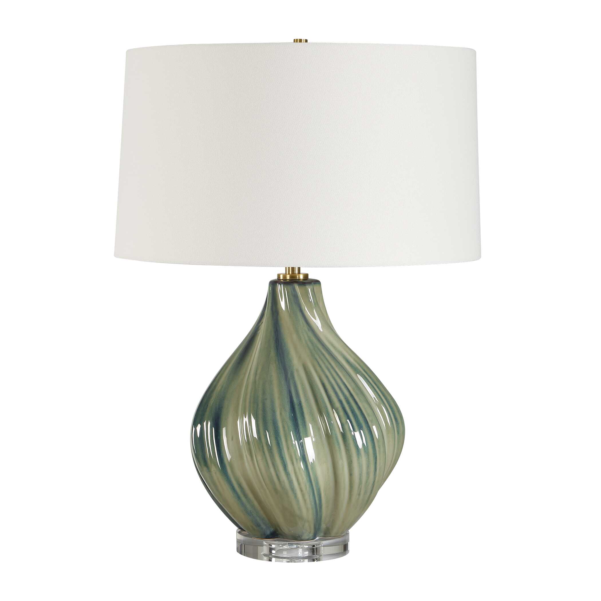 Uttermost Tausha Green Table Lamp - Image 4