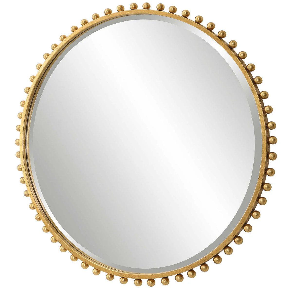 Uttermost Taza Gold Round Mirror - Image 4