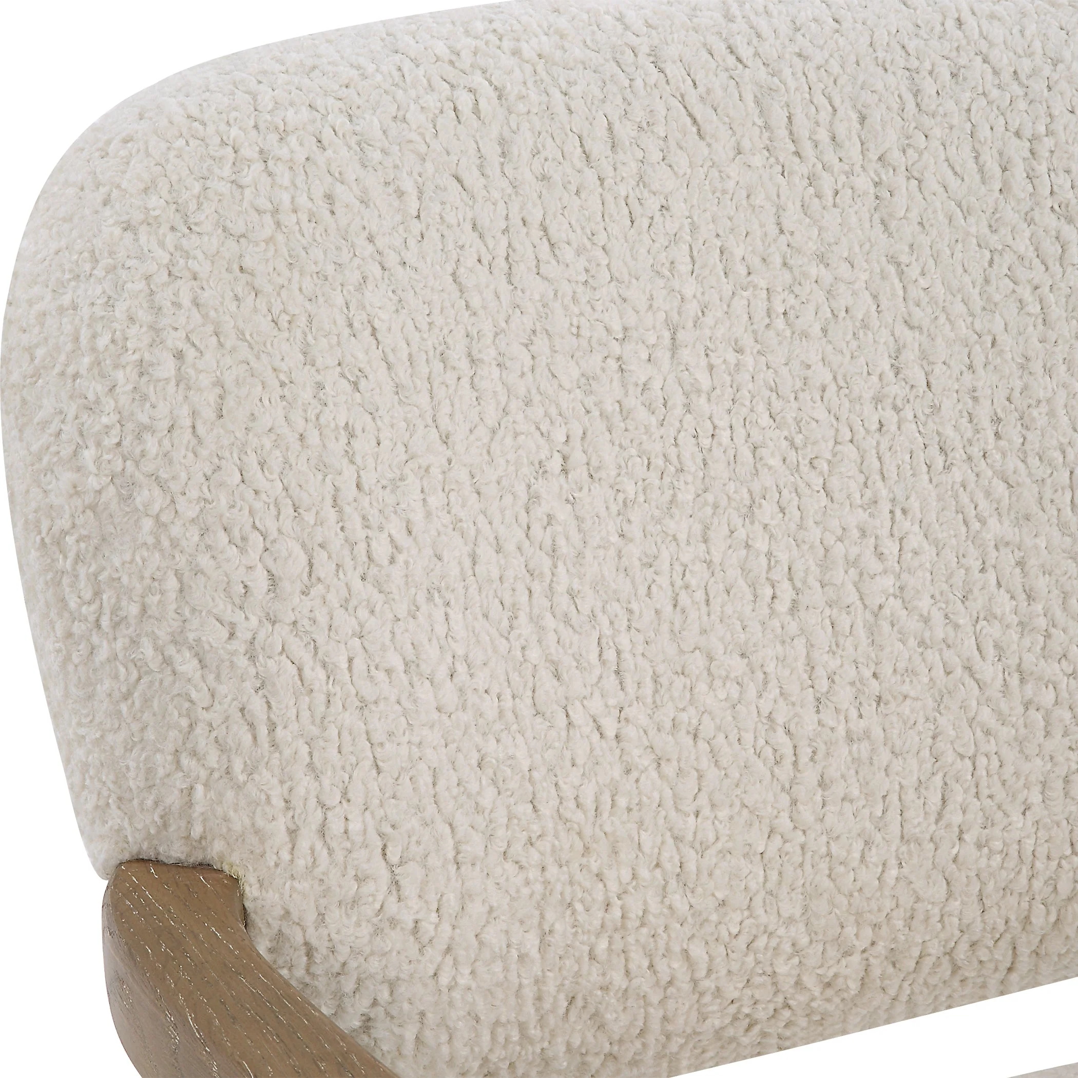 Uttermost Telluride Natural Shearling Accent Chair - Image 7