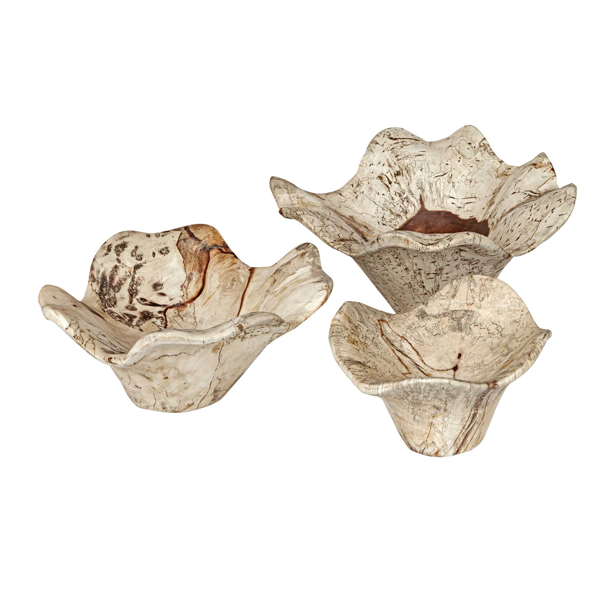 Uttermost Teo Bleached Wood Wall Decor Set/3 - Image 2