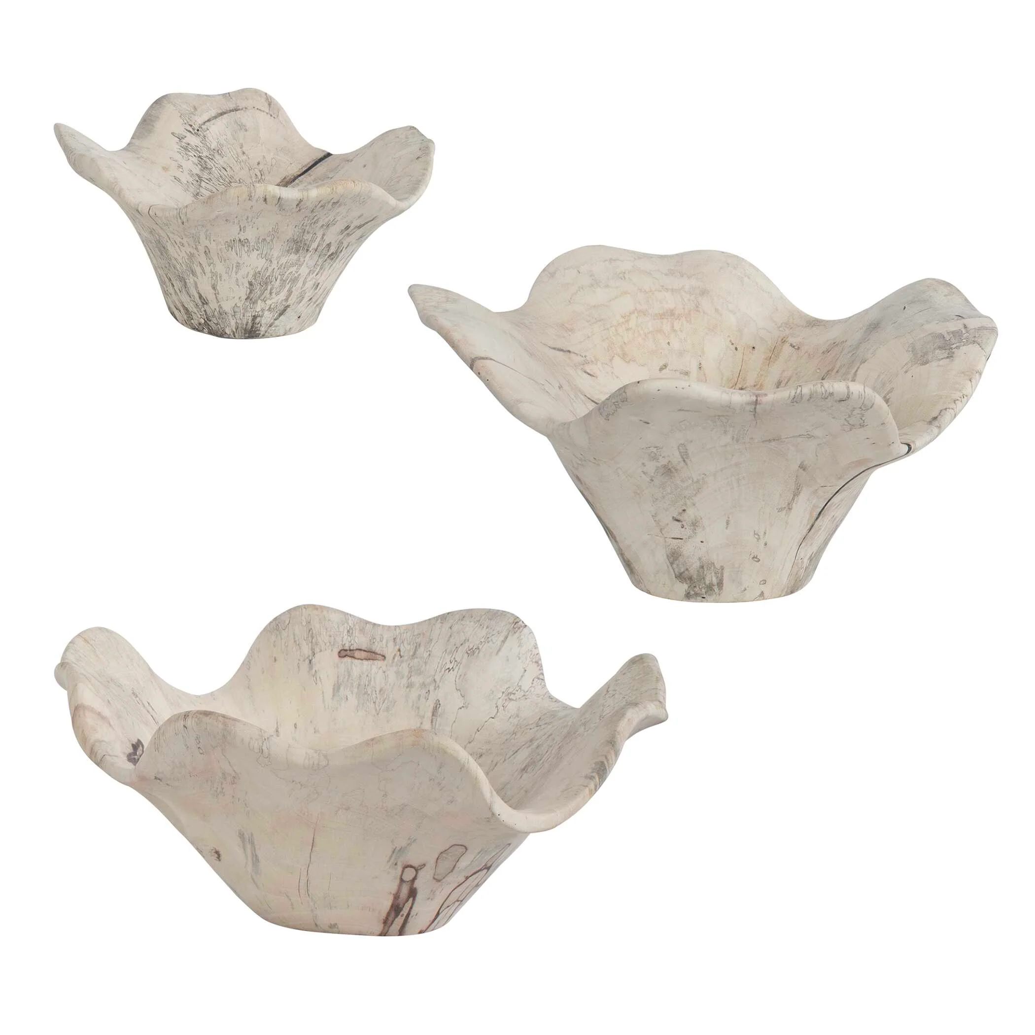 Uttermost Teo Bleached Wood Wall Decor Set/3 - Image 4