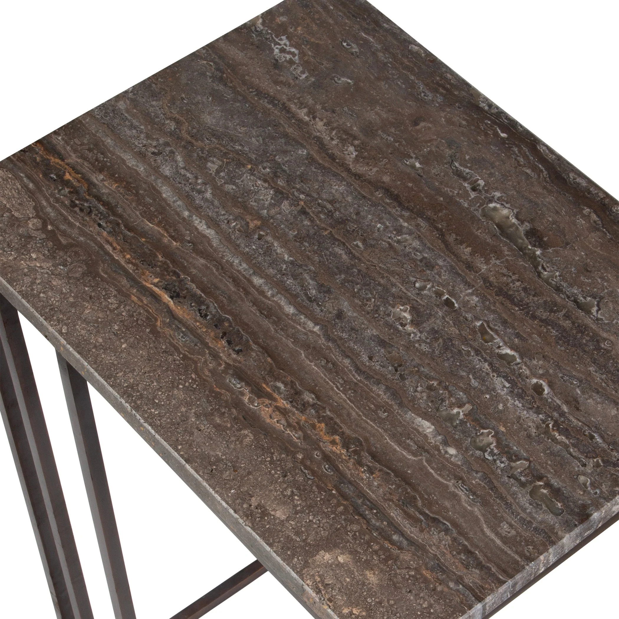 Uttermost Theodore Travertine Accent Table - Image 7