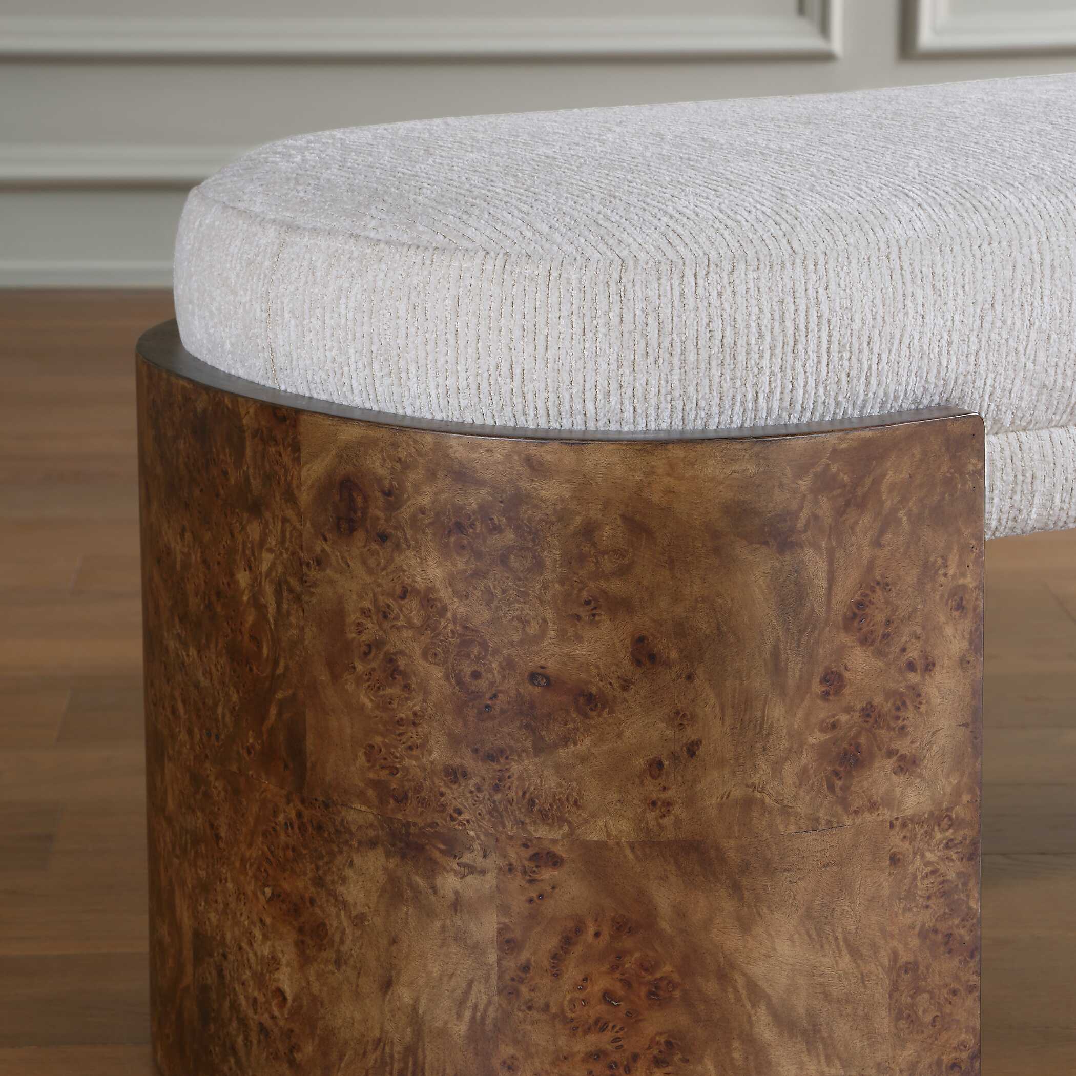Uttermost Thorian Off-White Bench - Image 5