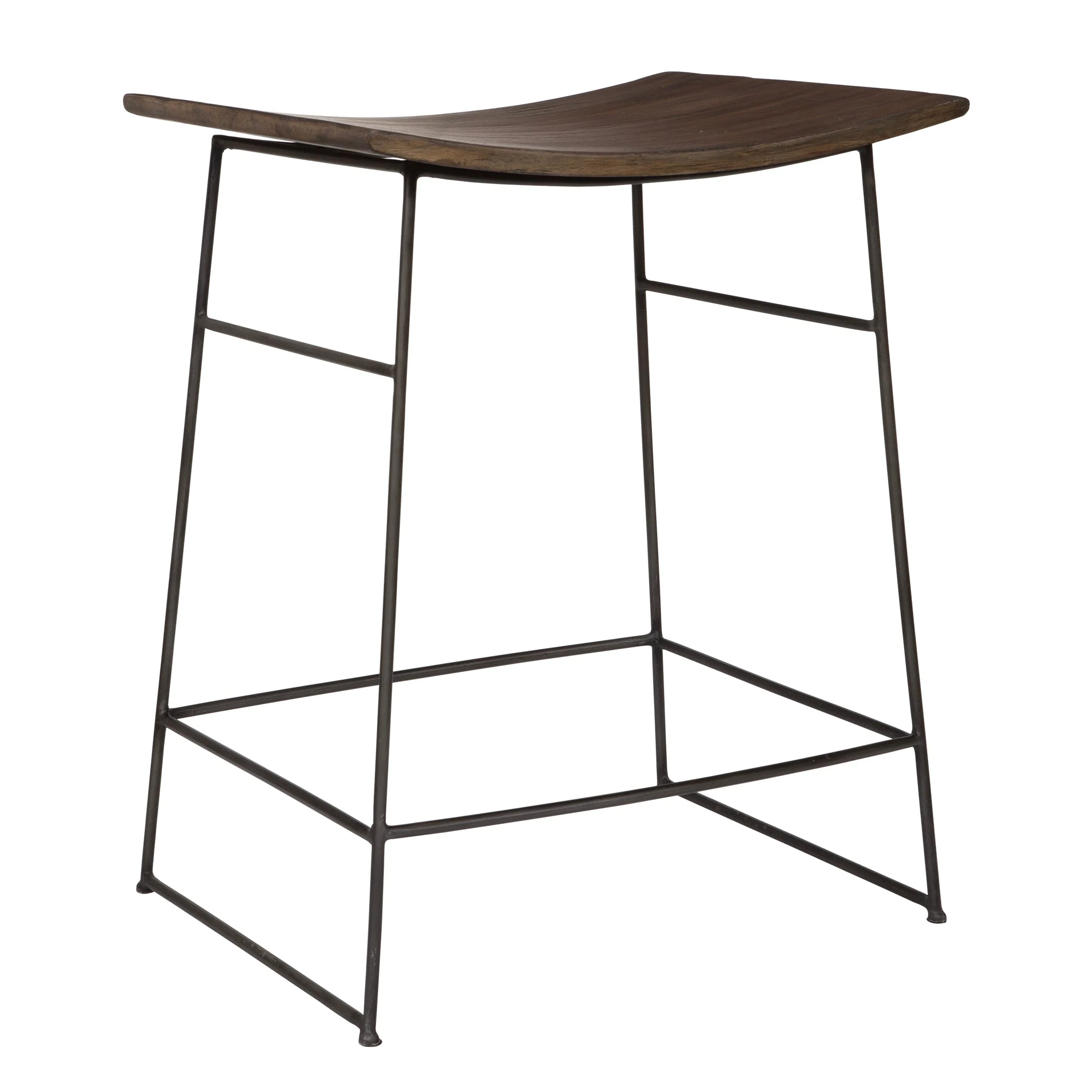 Uttermost Thura Walnut Counter Stool - Image 3