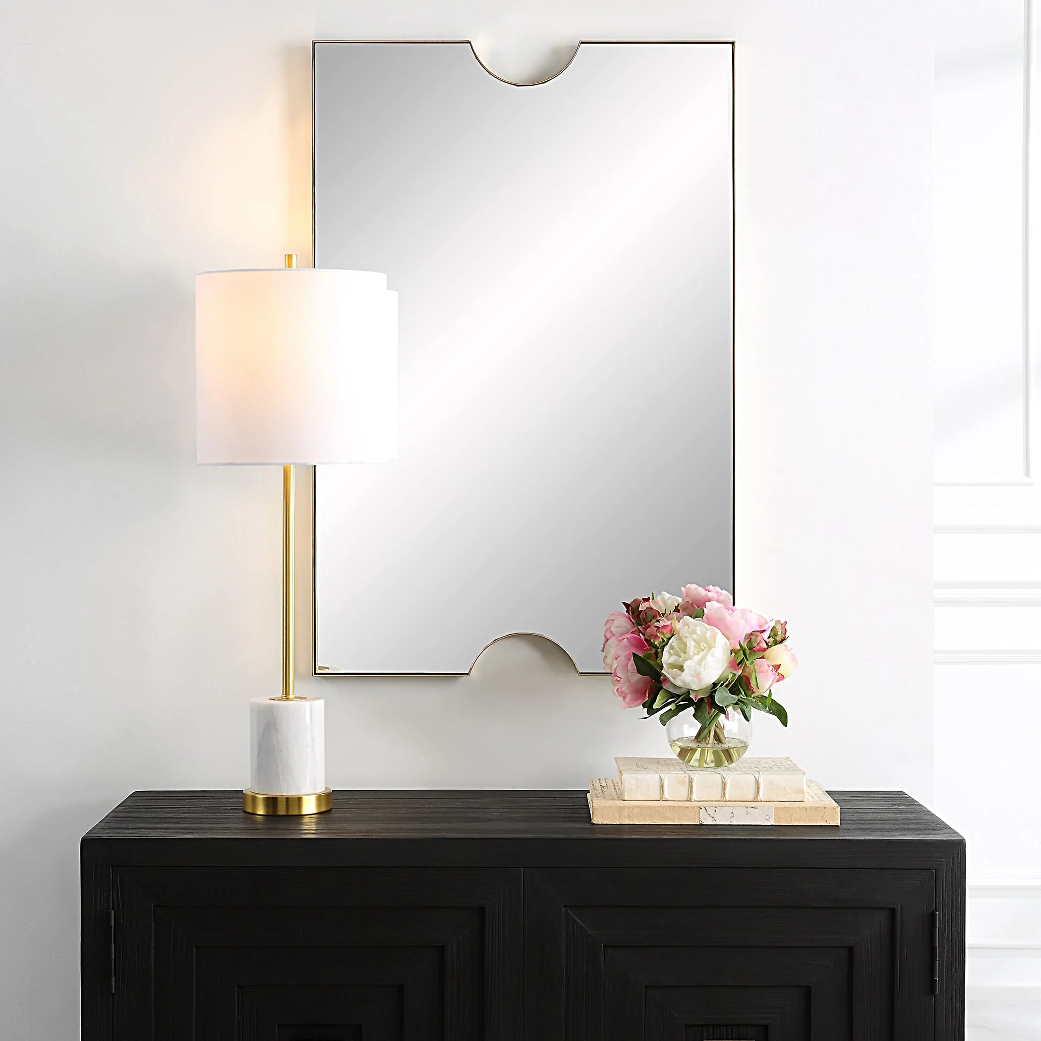 Uttermost Ticket Gold Vanity Mirror - Image 3