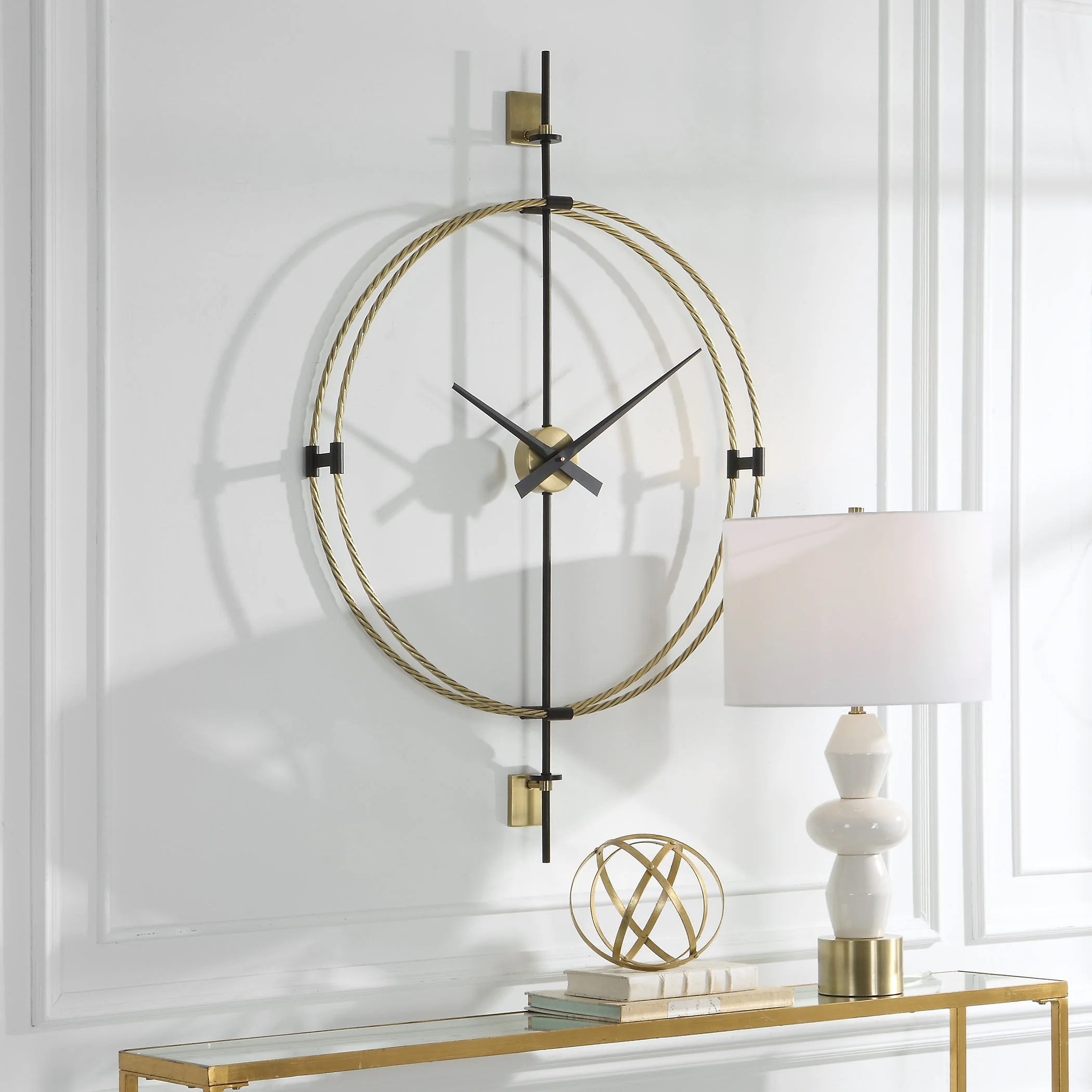 Uttermost Time Flies Modern Wall Clock - Image 3