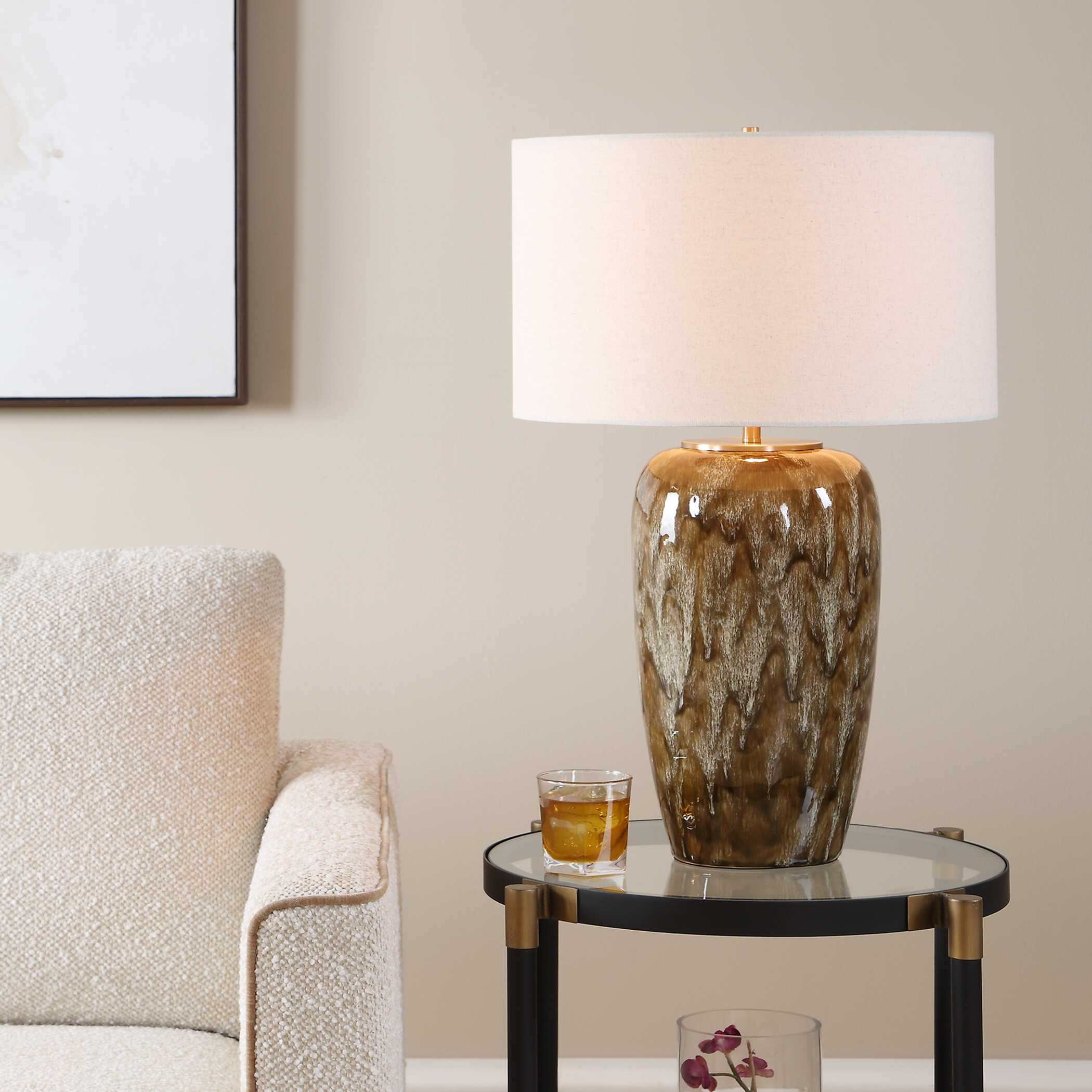 Uttermost Torrence Glazed Table Lamp - Image 2