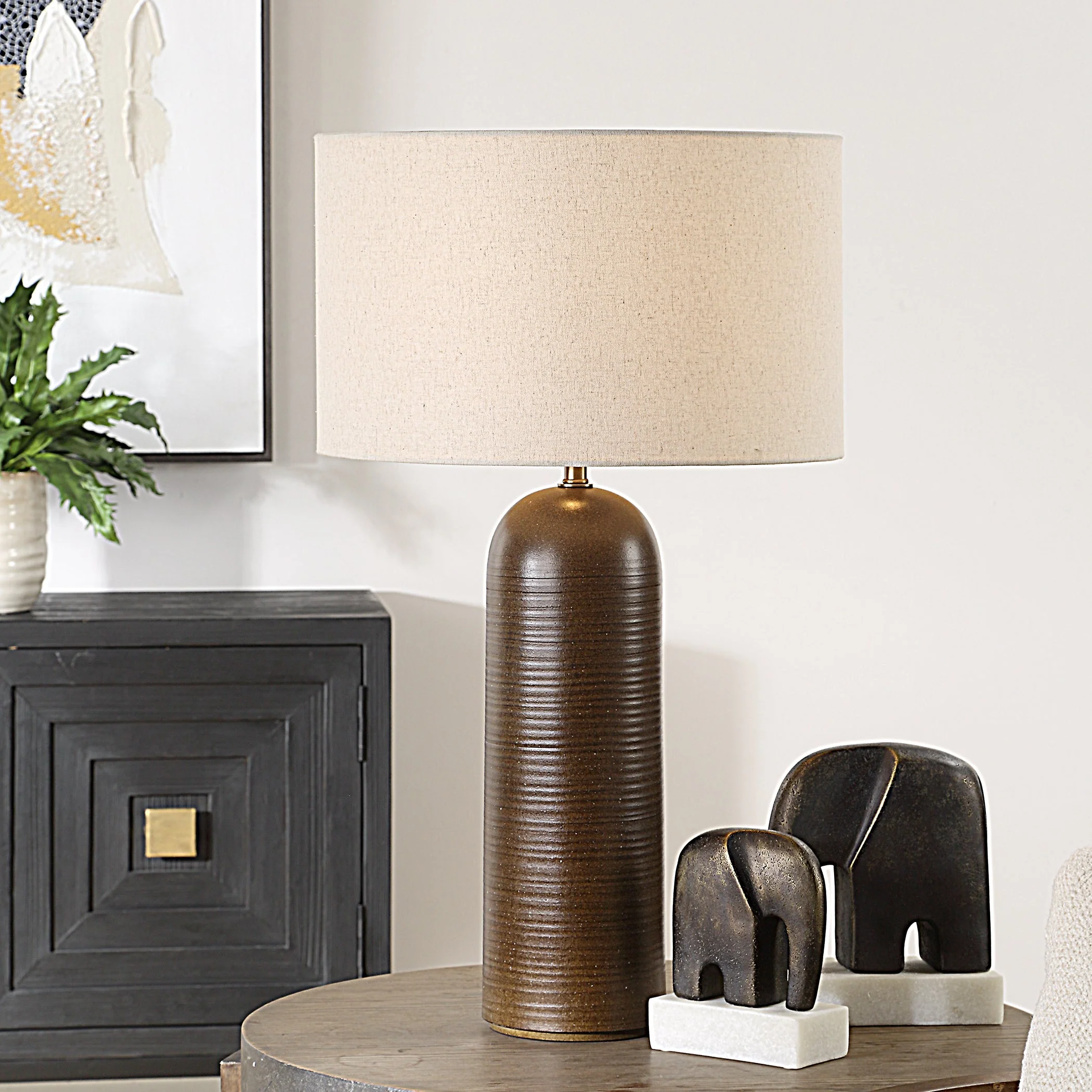 Uttermost Trexler Brown Table Lamp - Image 2
