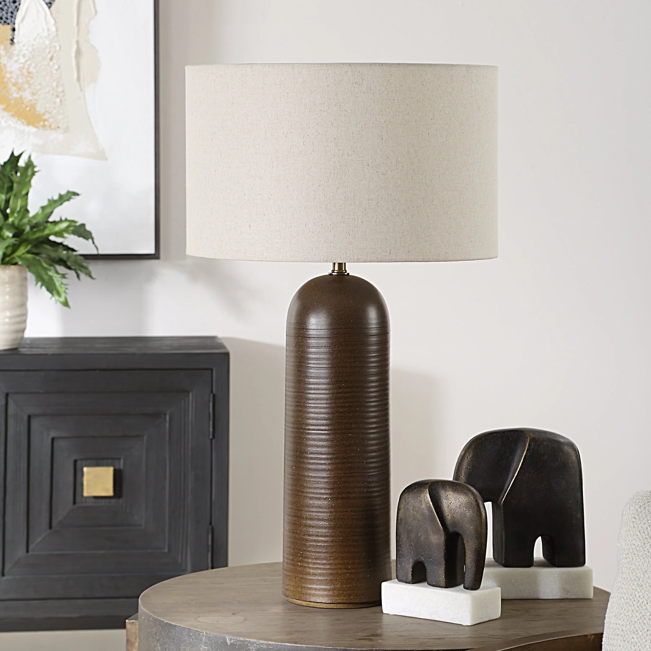 Uttermost Trexler Brown Table Lamp - Image 3