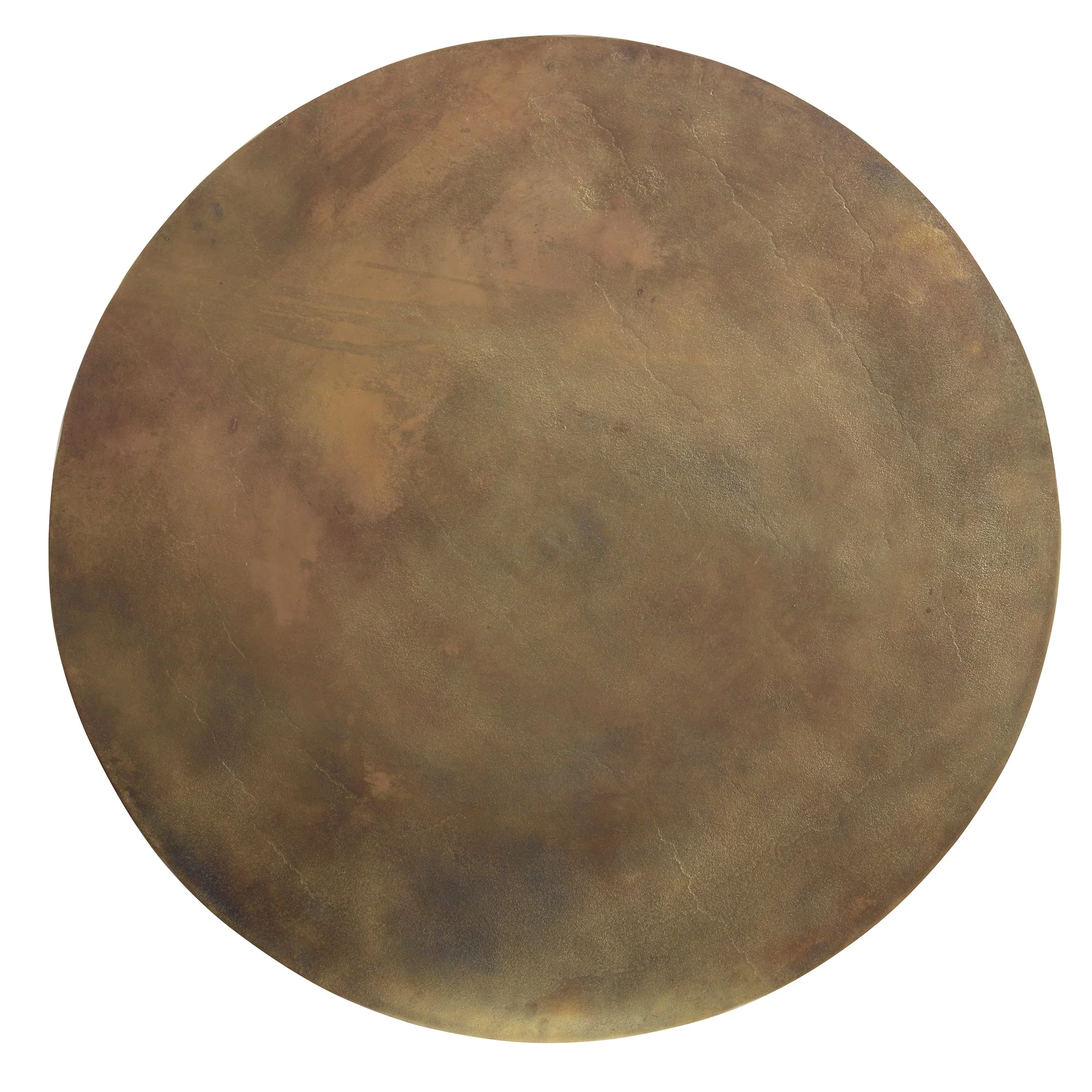 Uttermost Triplet Antique Brass Coffee Table - Image 4