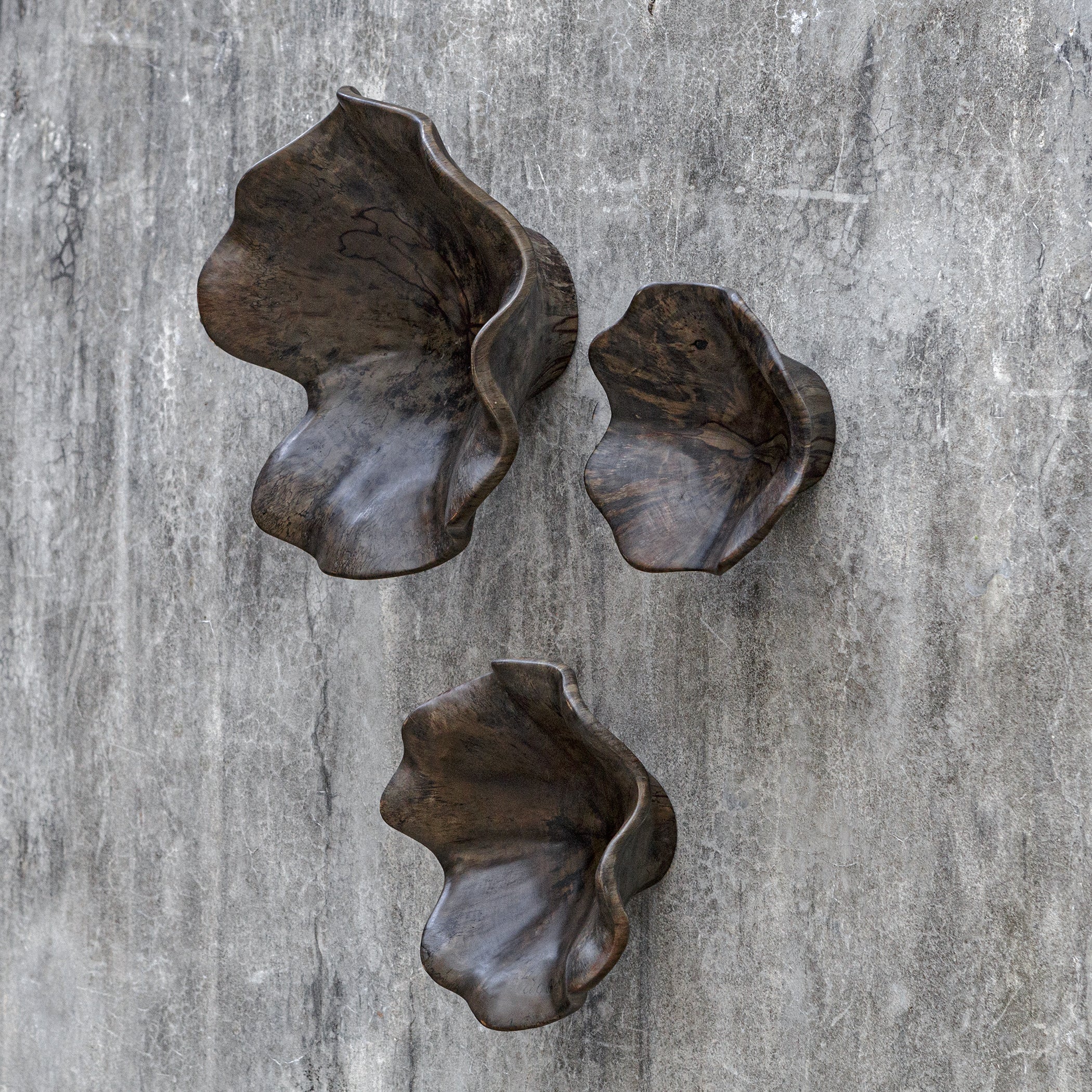 Uttermost Two Wood Wall Décor In Mocha, S/3 - Image 6