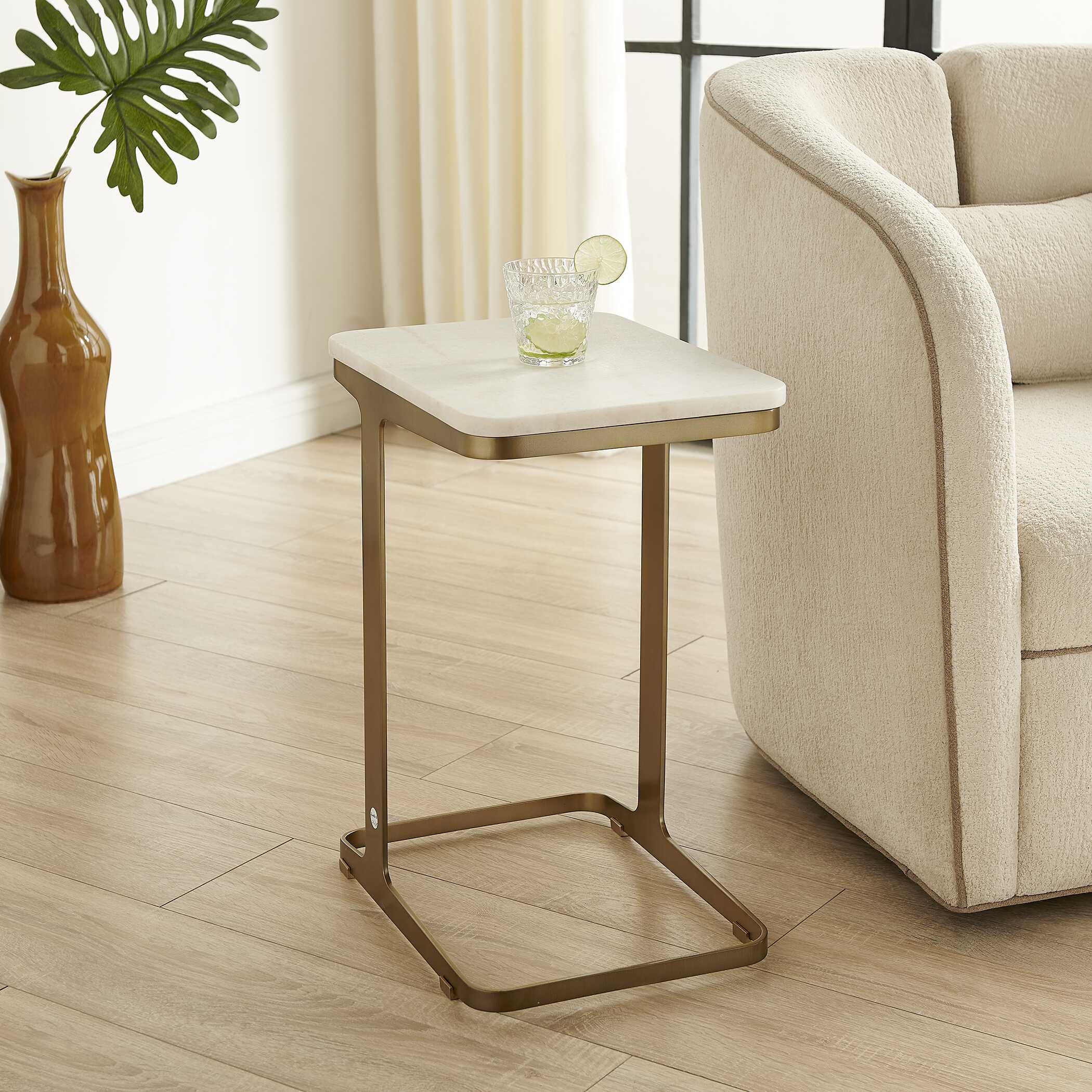 Uttermost Tylan Marble Accent Table - Image 2