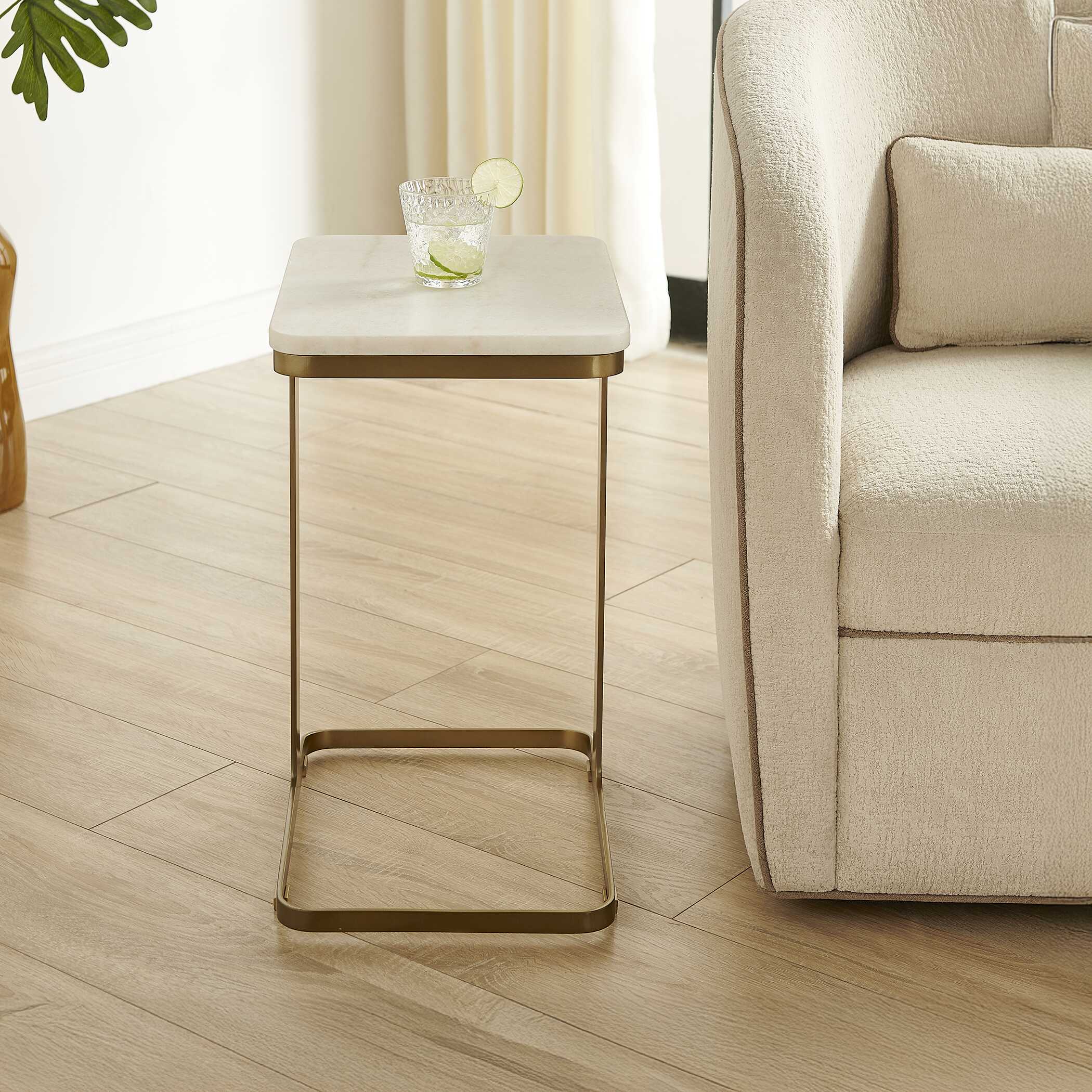 Uttermost Tylan Marble Accent Table - Image 3
