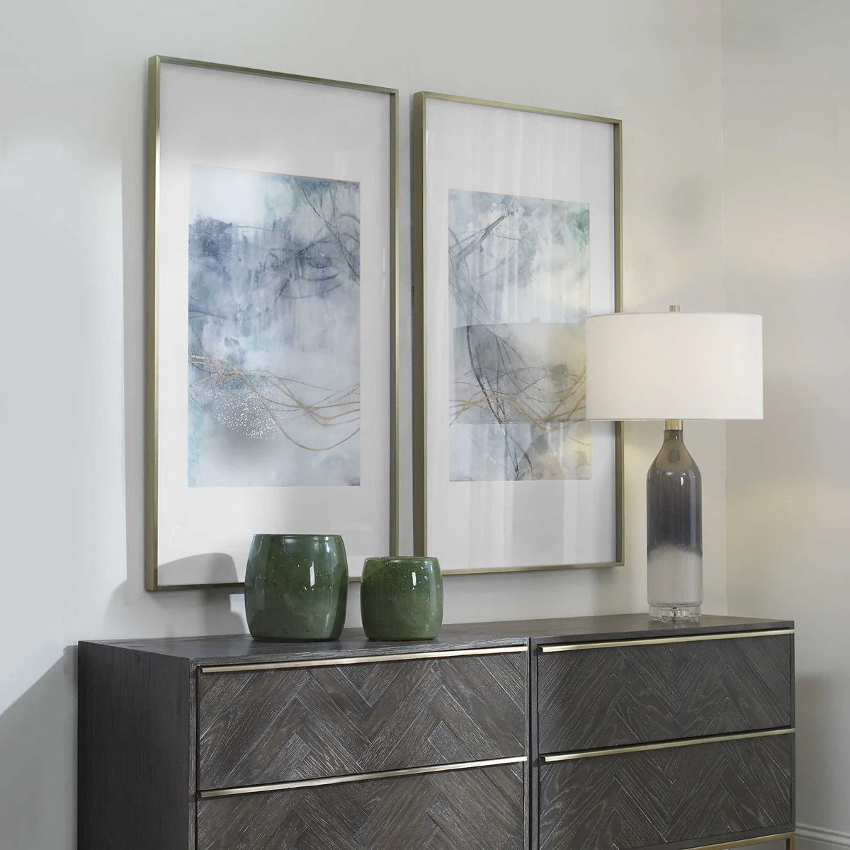 Uttermost Undulating Oro Framed Prints, S/2 - Image 3
