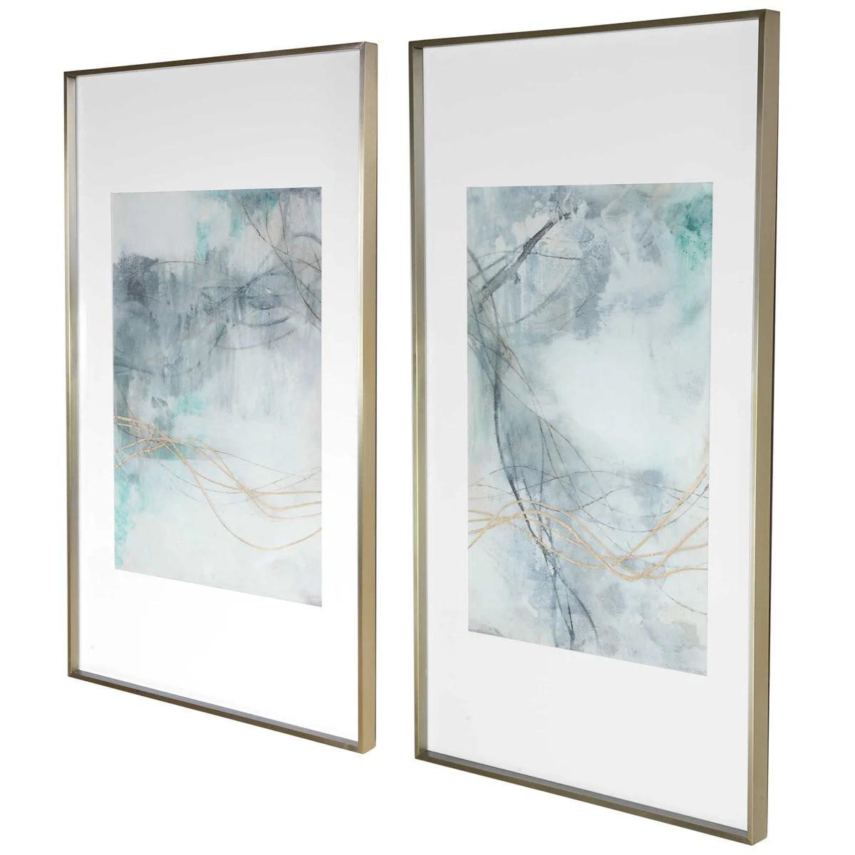 Uttermost Undulating Oro Framed Prints, S/2 - Image 4