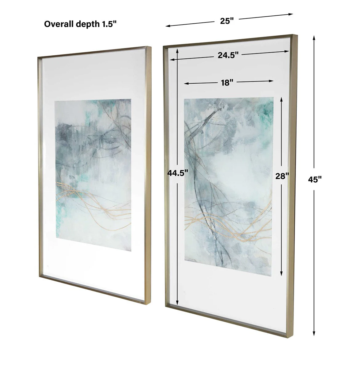 Uttermost Undulating Oro Framed Prints, S/2 - Image 6
