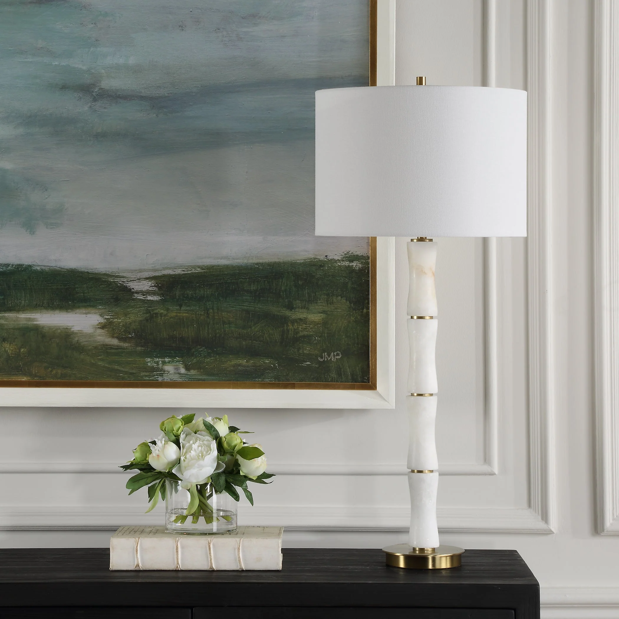 Uttermost Unify Alabaster Table Lamp - Image 4