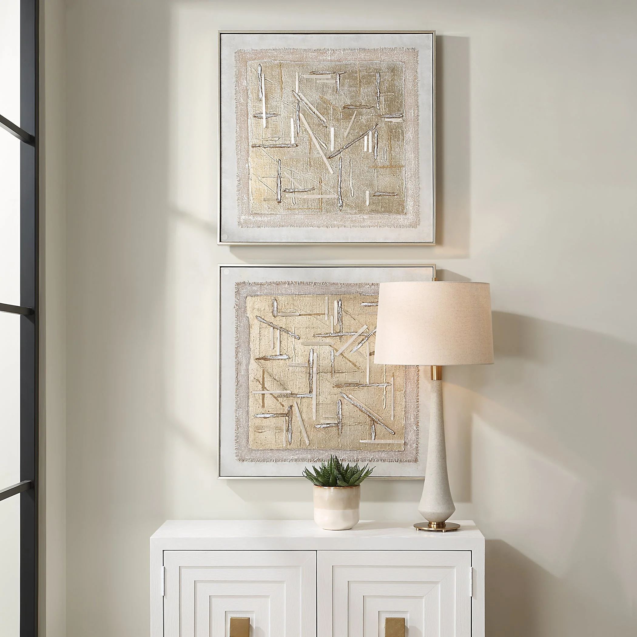 Uttermost Unpredictable Hand Painted Canvases Set/2 - Image 2