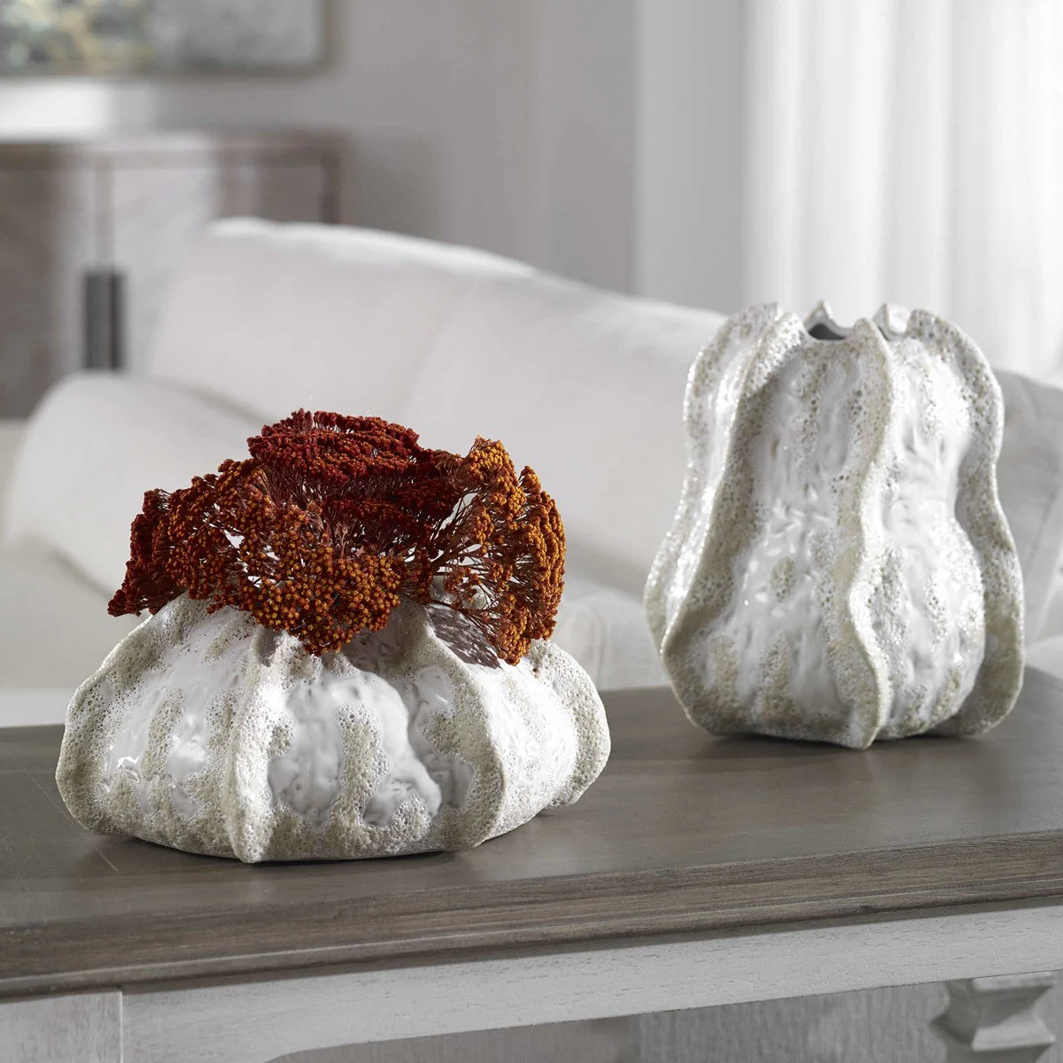 Uttermost Urchin Vases, S/2