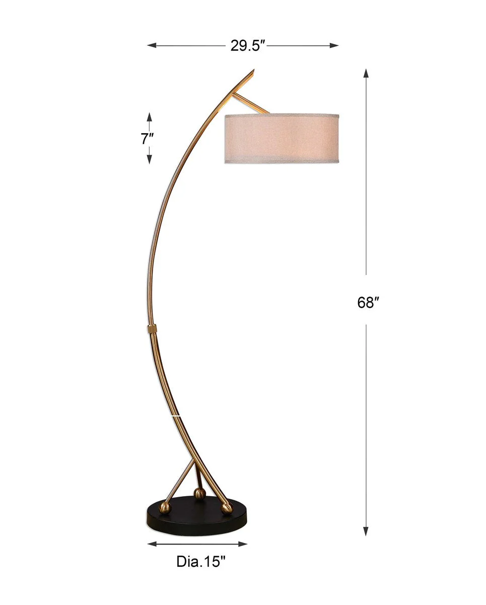 Uttermost Vardar Floor Lamp - Image 3