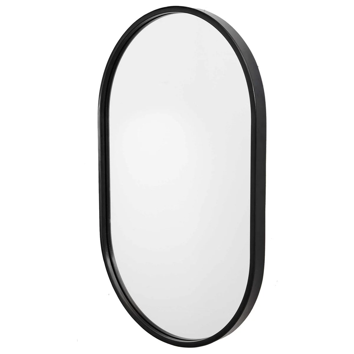 Uttermost Varina Black Oval Mirror - Image 3