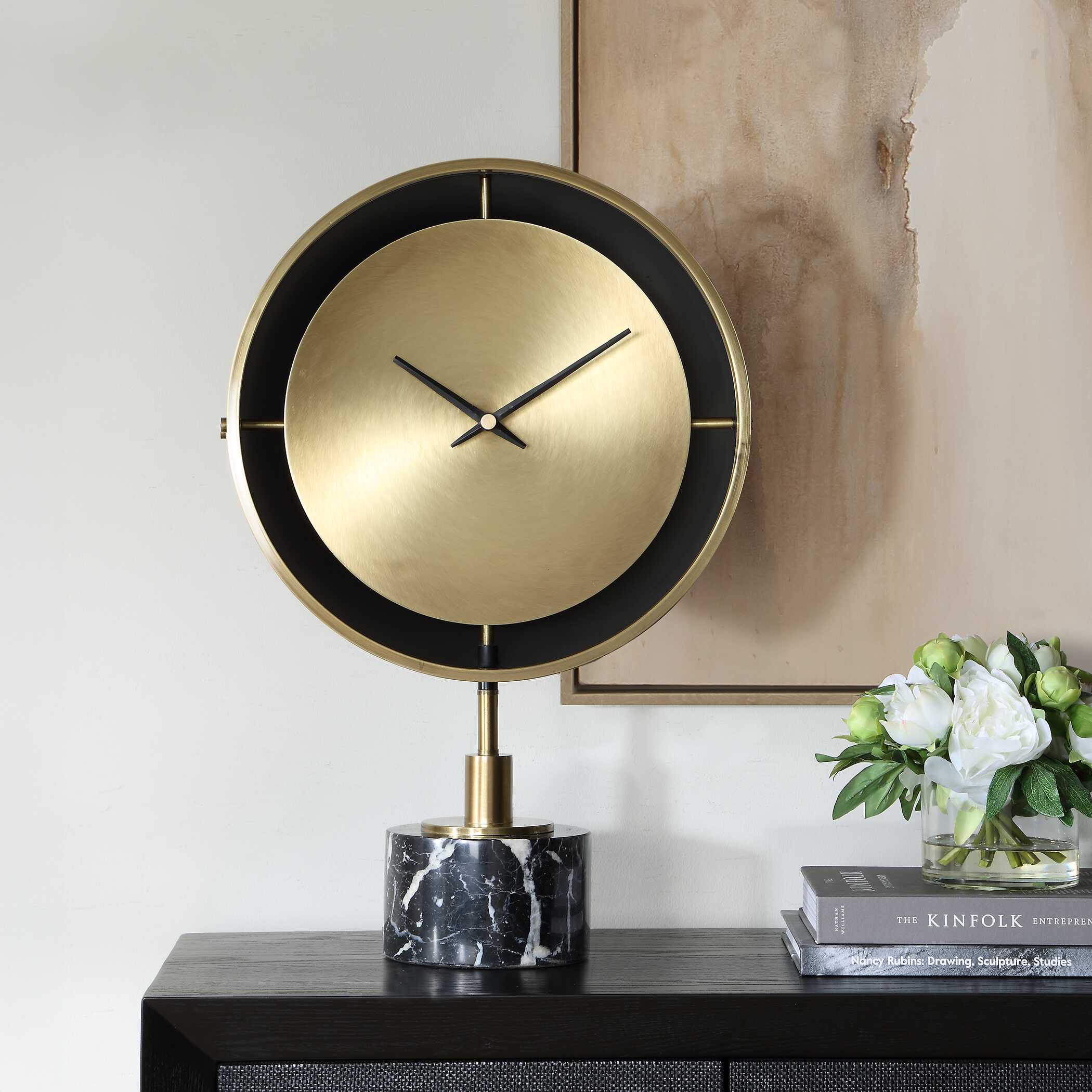 Uttermost Velar Modern Table Clock - Image 2